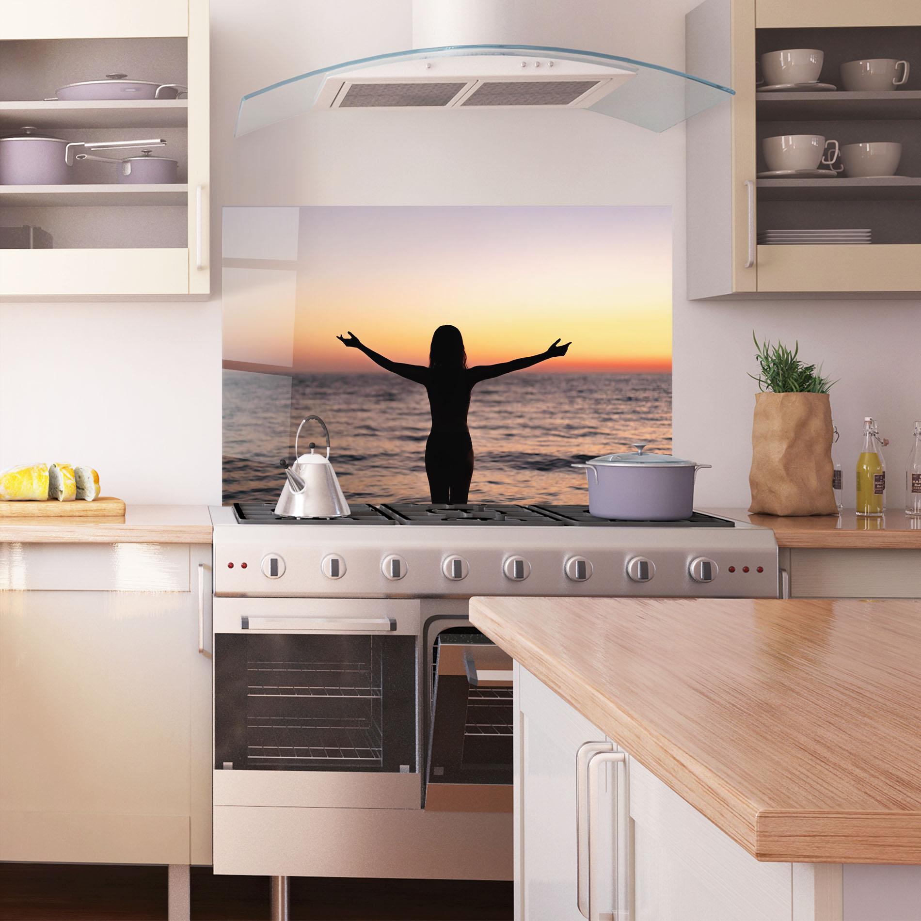 Panel Szklany do Kuchni Feeling Freedom mockup 1