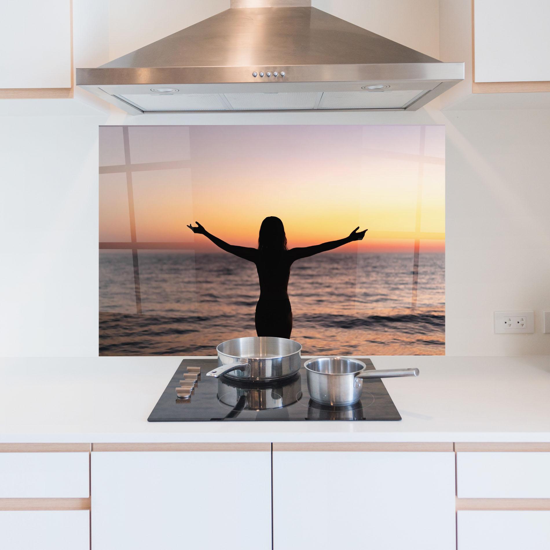 Panel Szklany do Kuchni Feeling Freedom mockup 5