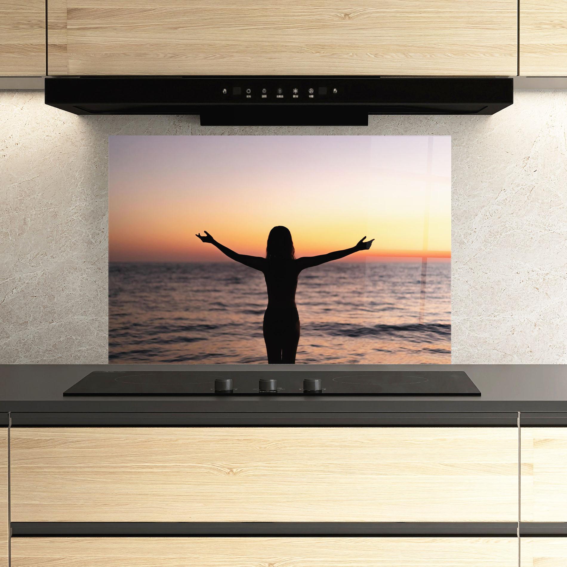 Panel Szklany do Kuchni Feeling Freedom mockup 3