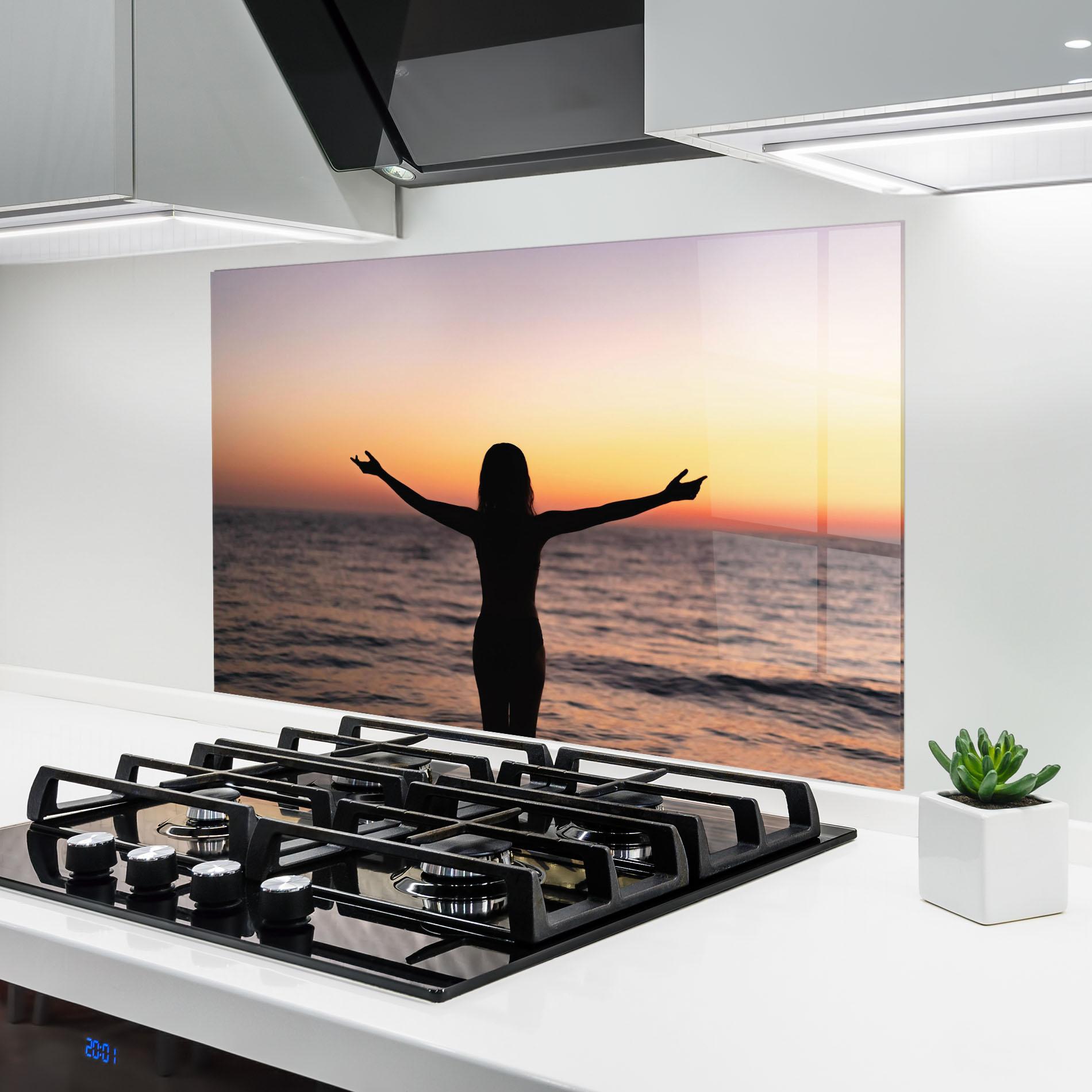 Panel Szklany do Kuchni Feeling Freedom mockup 6