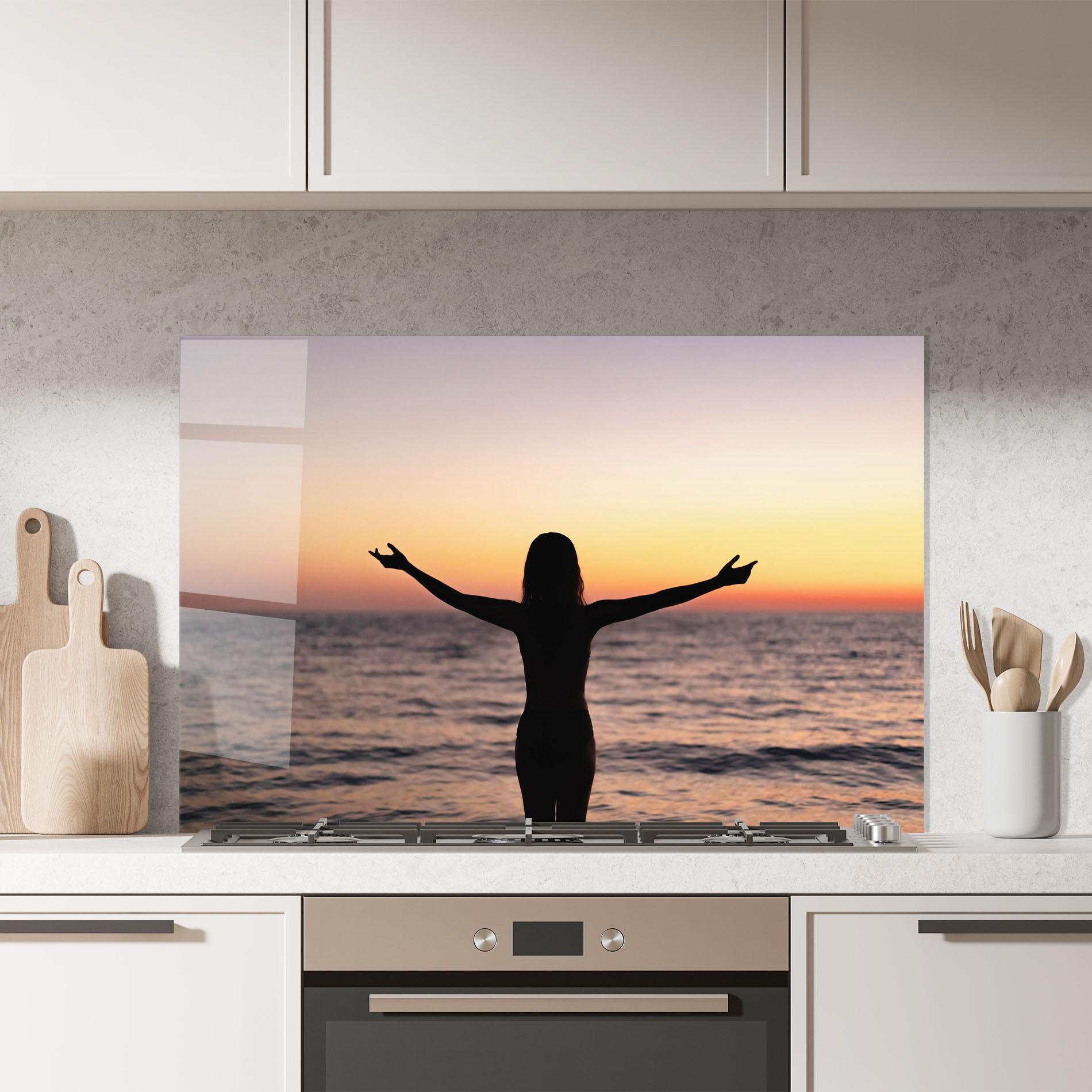 Panel Szklany do Kuchni Feeling Freedom mockup 7