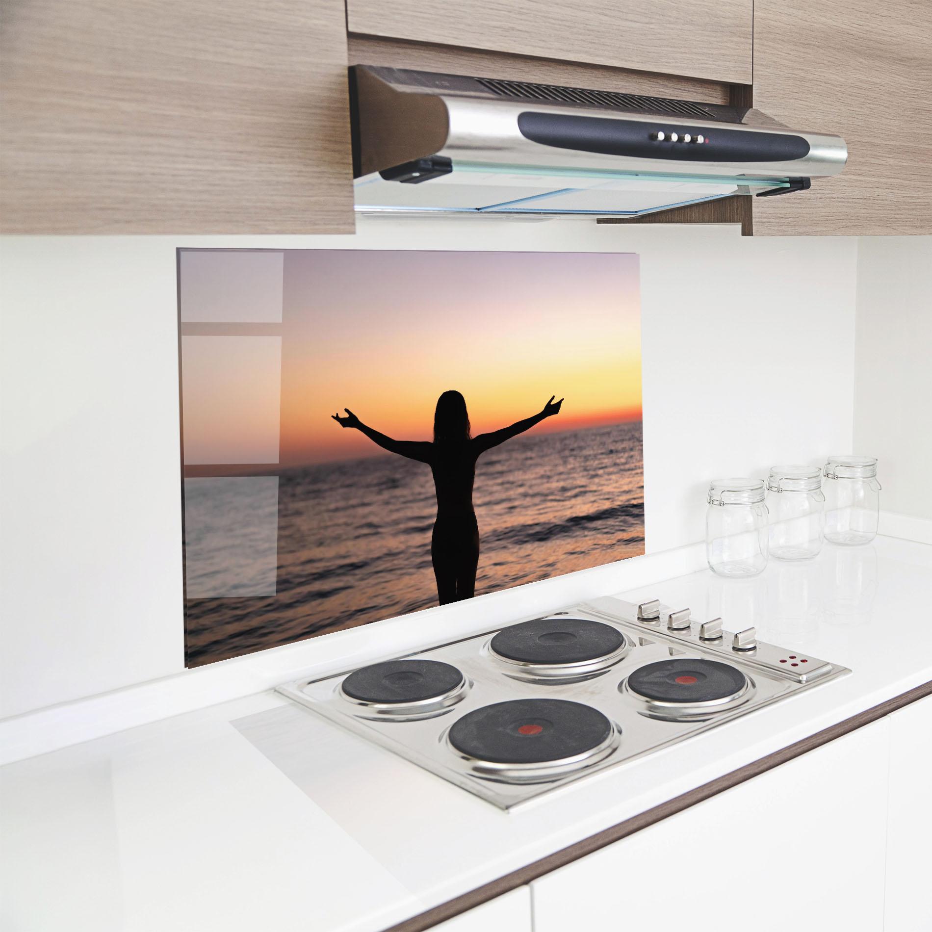 Panel Szklany do Kuchni Feeling Freedom mockup 8