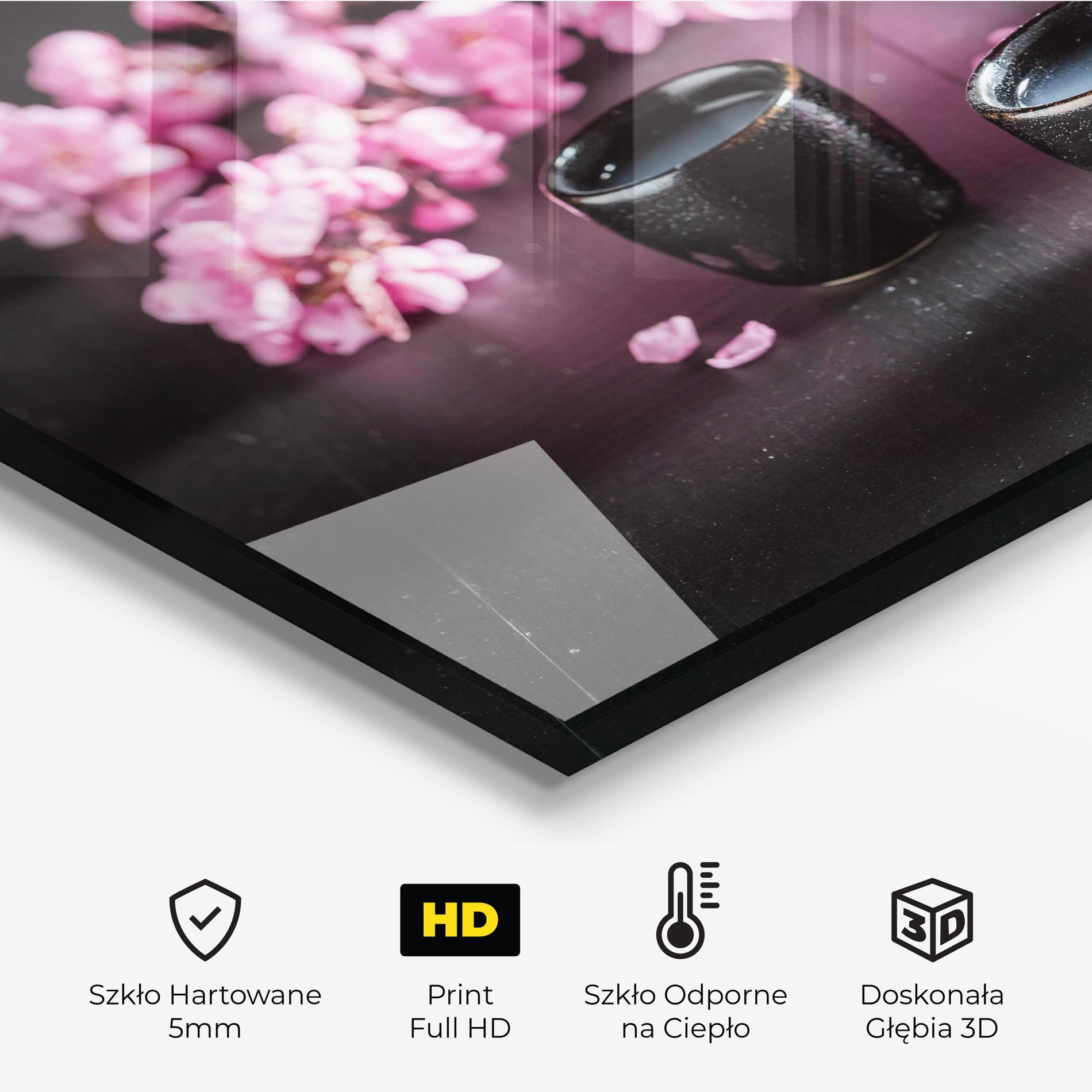 Panel Szklany do Kuchni Pink Drink Cup mockup 2