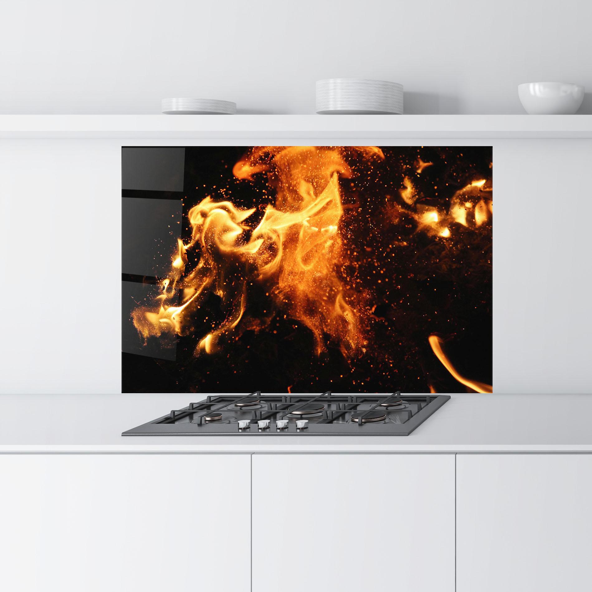 Panel Szklany do Kuchni Close Up mockup 9