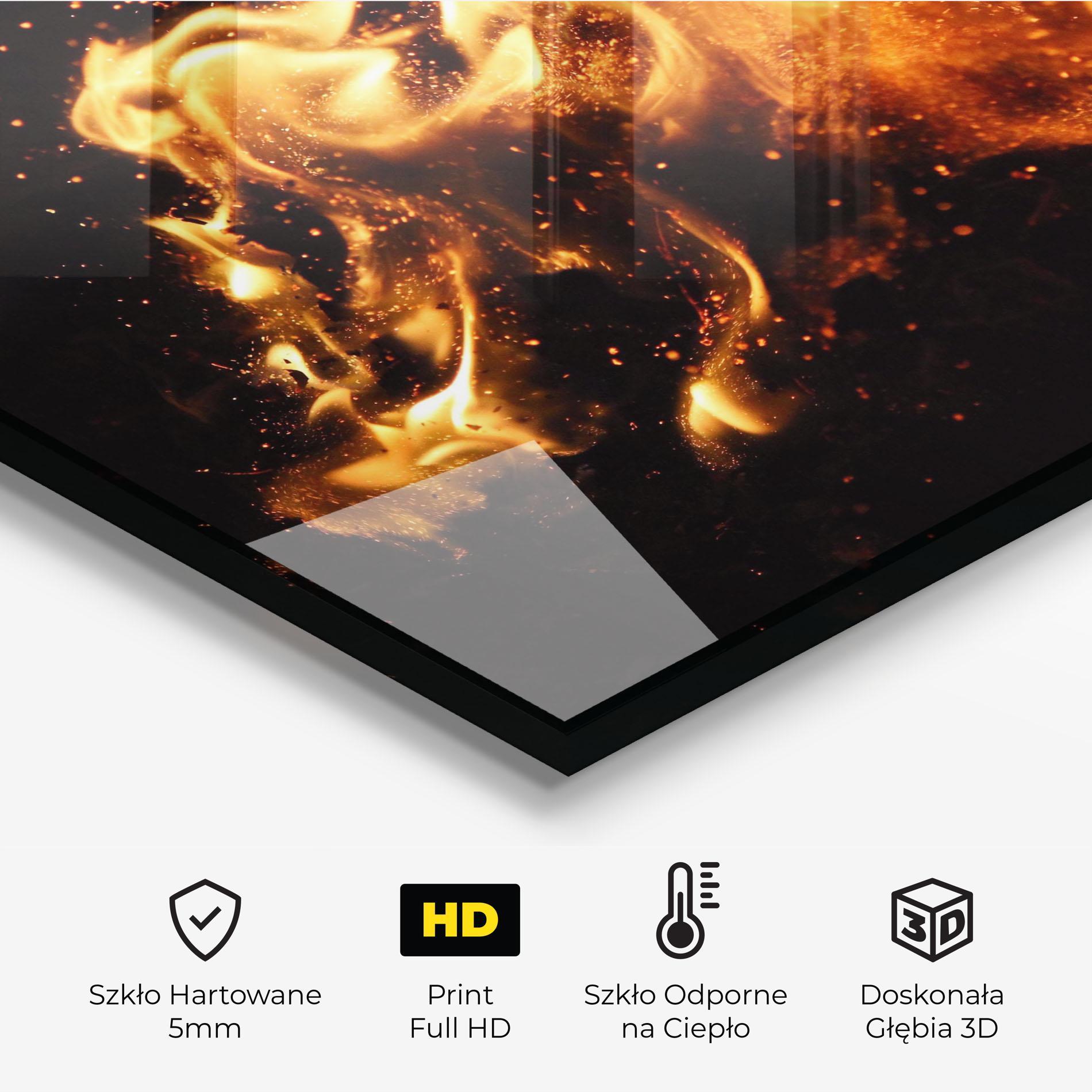 Panel Szklany do Kuchni Close Up mockup 2