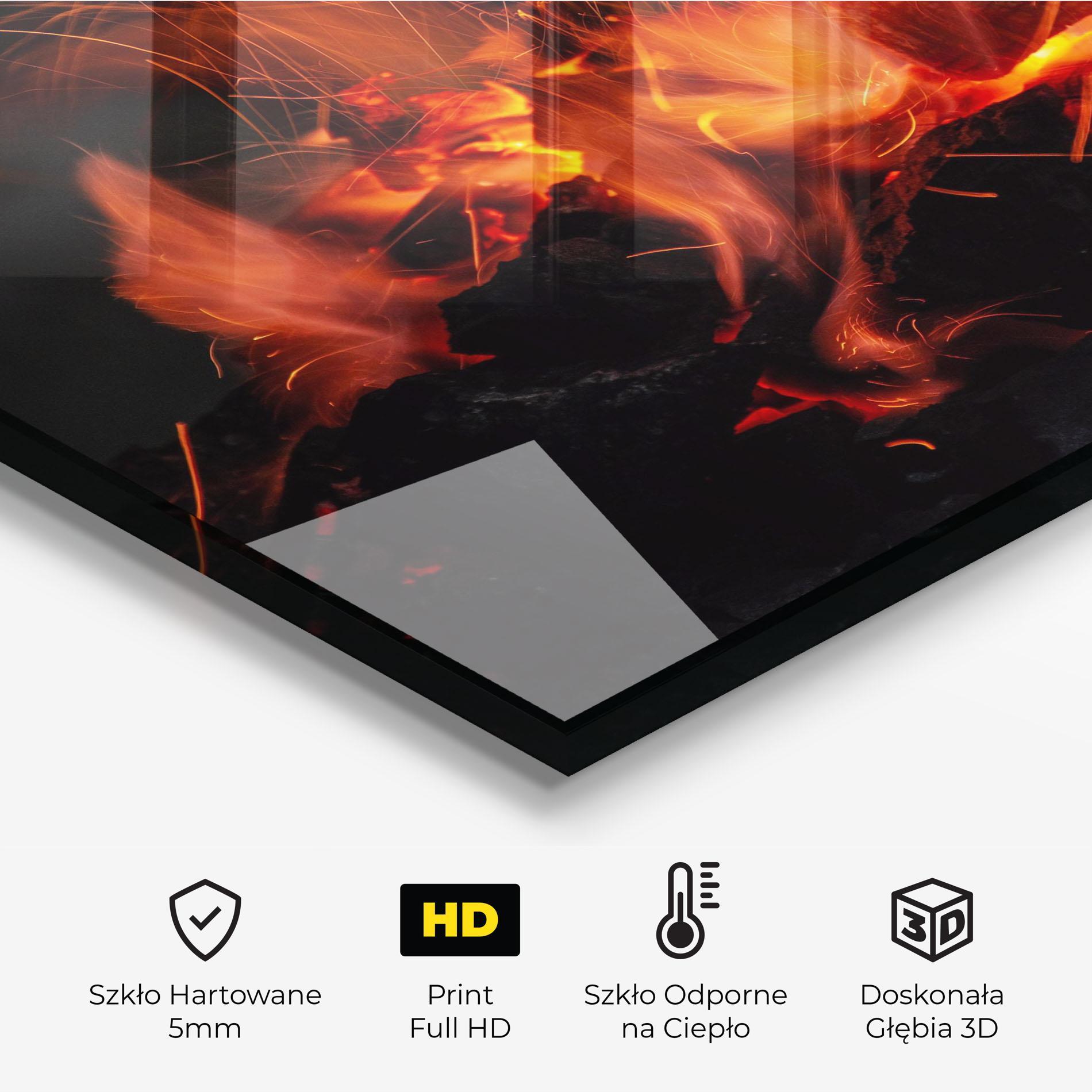 Panel Szklany do Kuchni Glow Fusion mockup 2