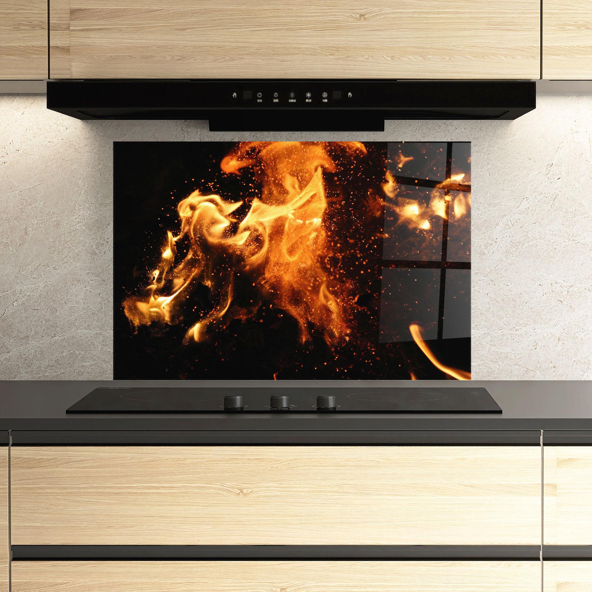 Panel Szklany do Kuchni Close Up mockup 3