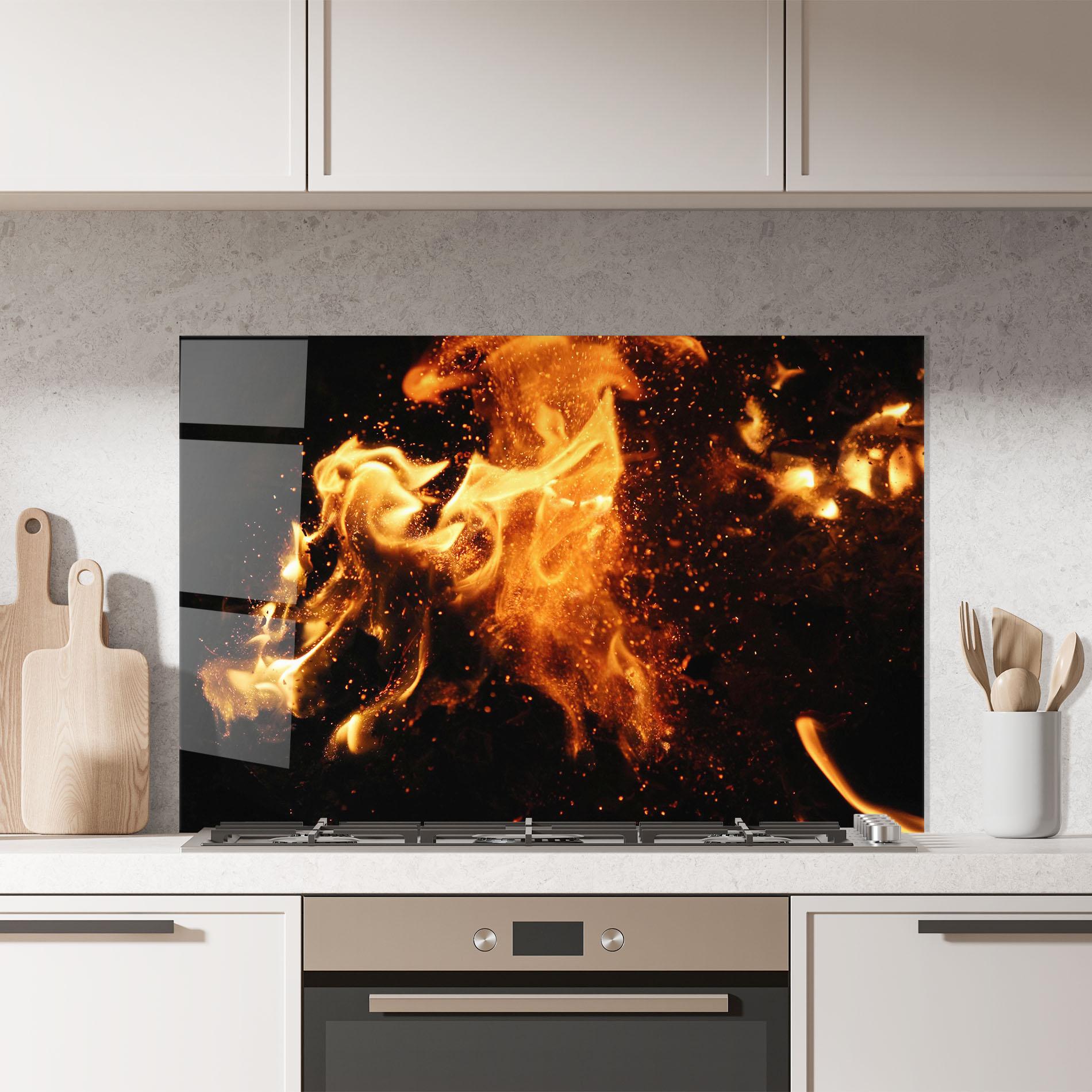 Panel Szklany do Kuchni Close Up mockup 7