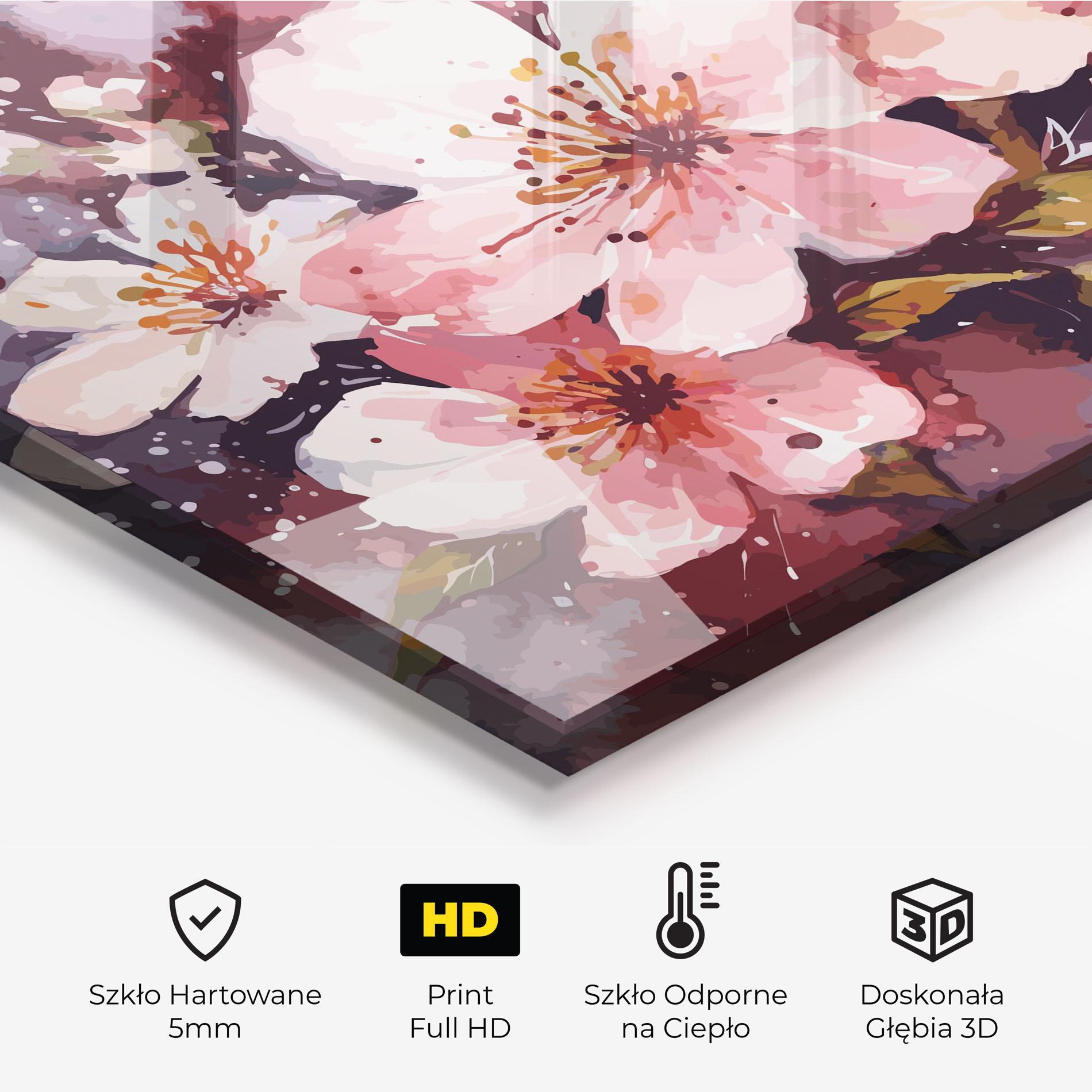Panel Szklany do Kuchni Beautiful Nature Art mockup 2