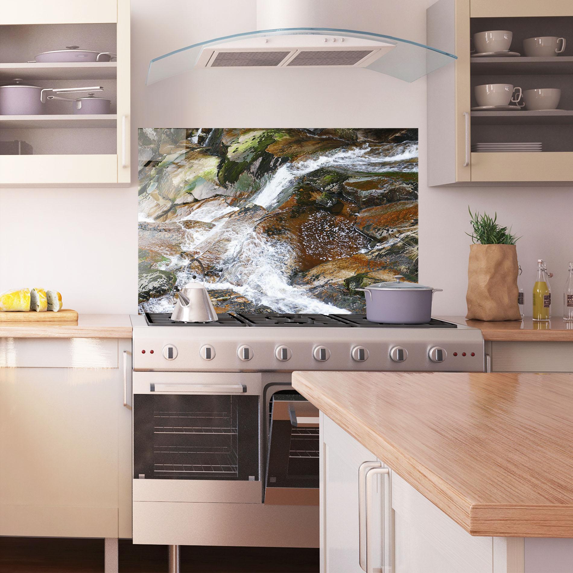 Panel Szklany do Kuchni Forest Peace mockup 1