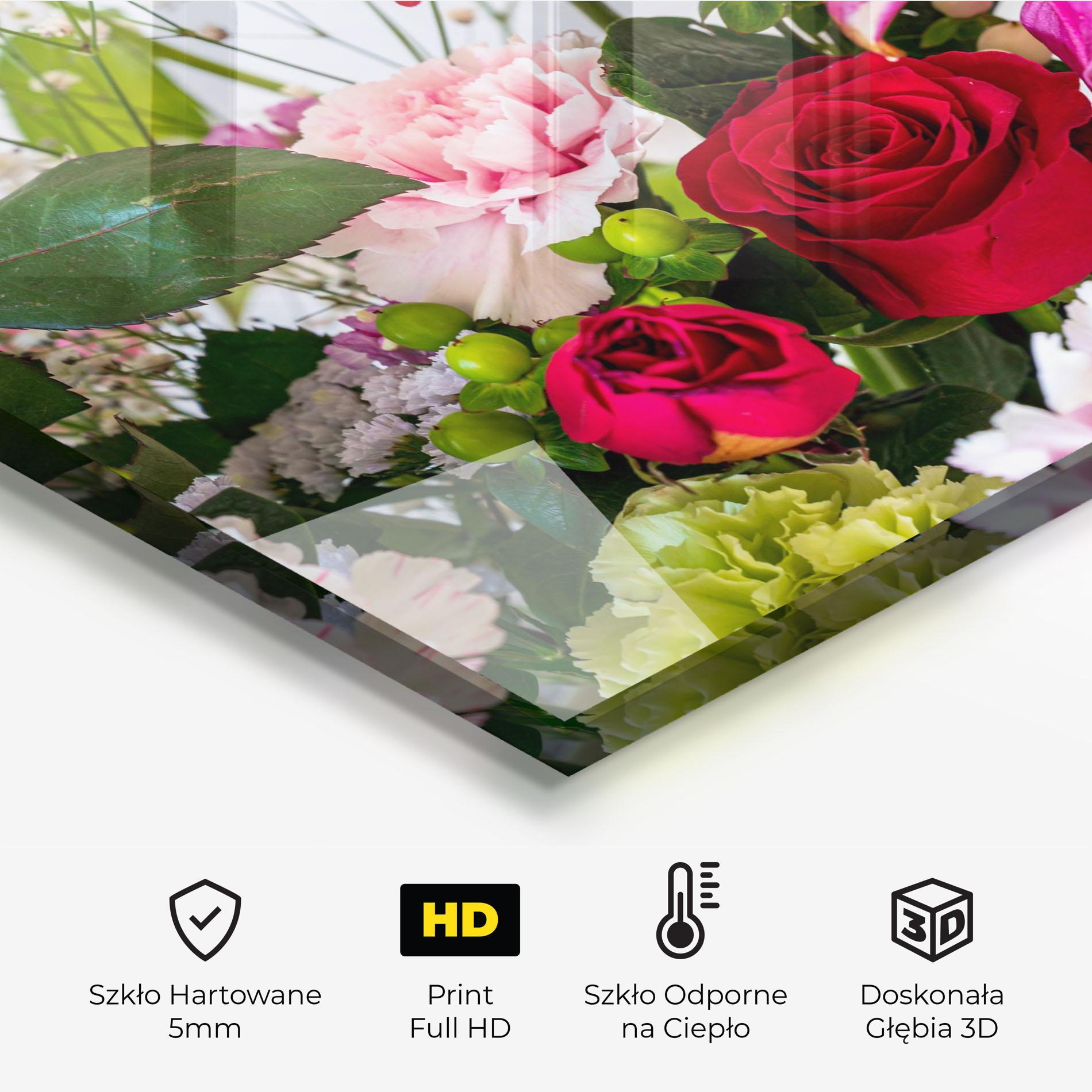 Panel Szklany do Kuchni Bouquet mockup 2