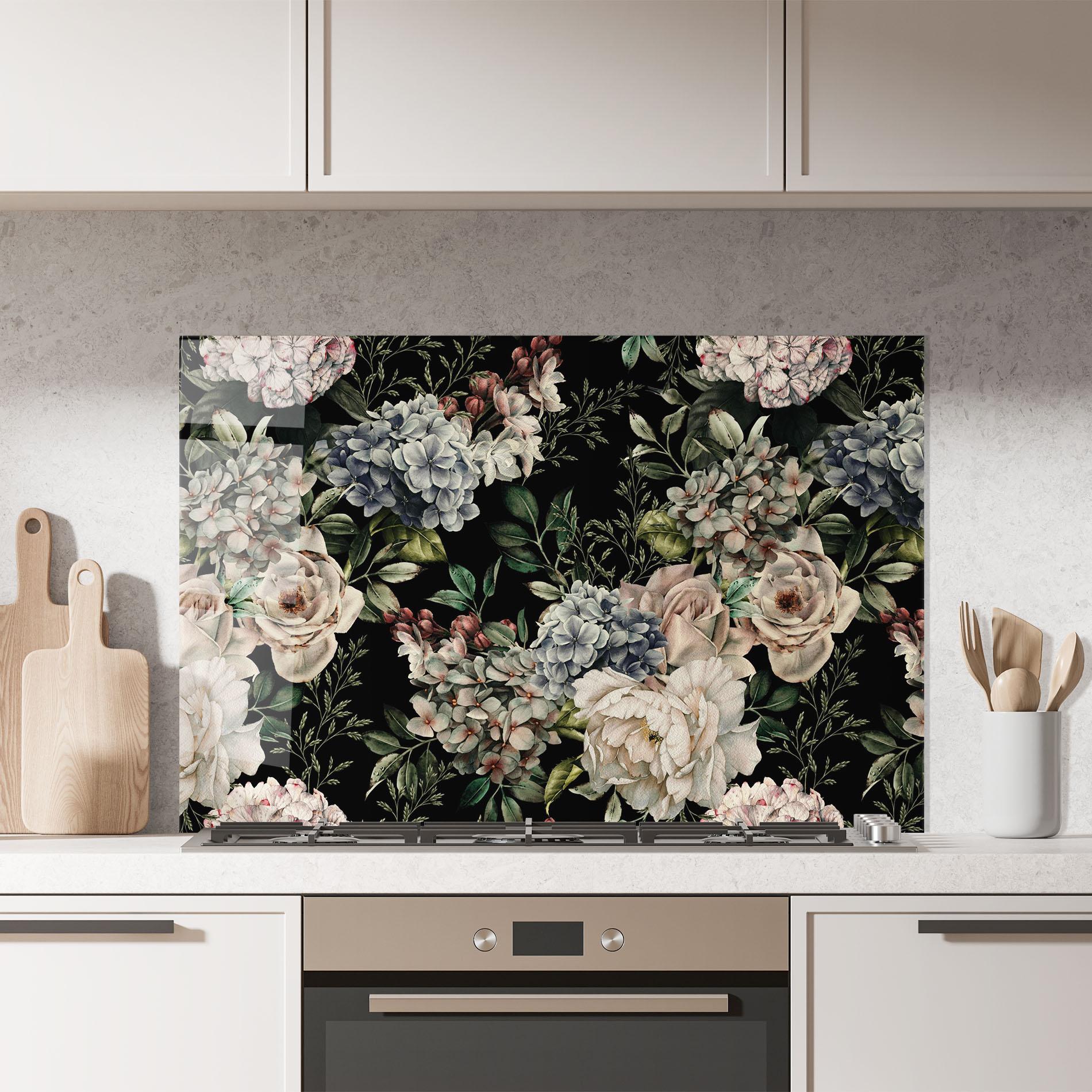 Panel Szklany do Kuchni Flowers Bouquet mockup 7