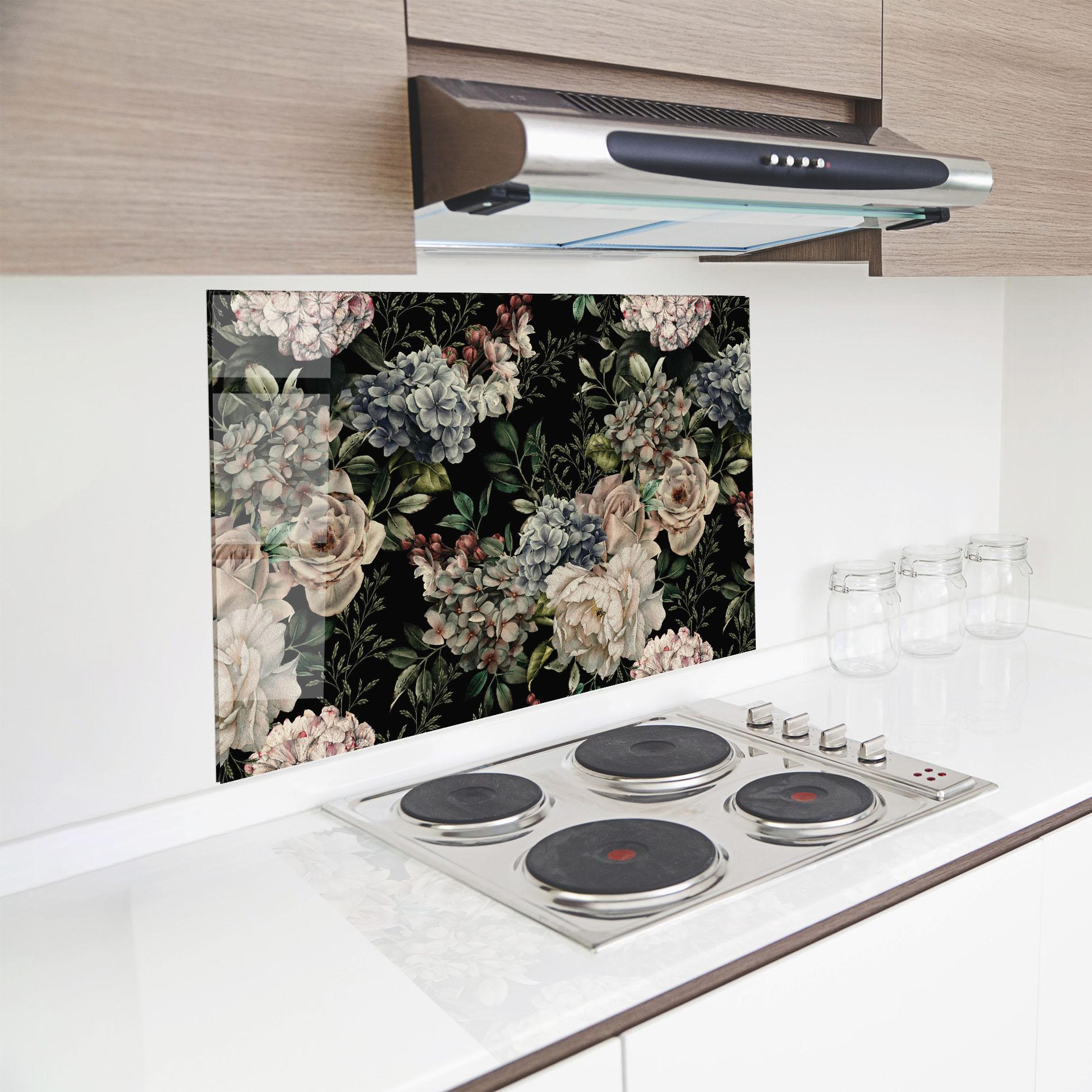 Panel Szklany do Kuchni Flowers Bouquet mockup 8