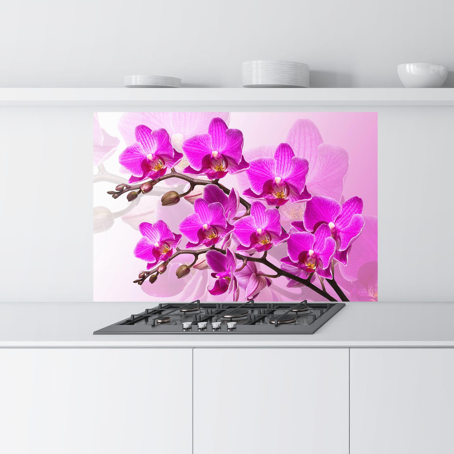 Panel Szklany do Kuchni Flori Roz mockup 9