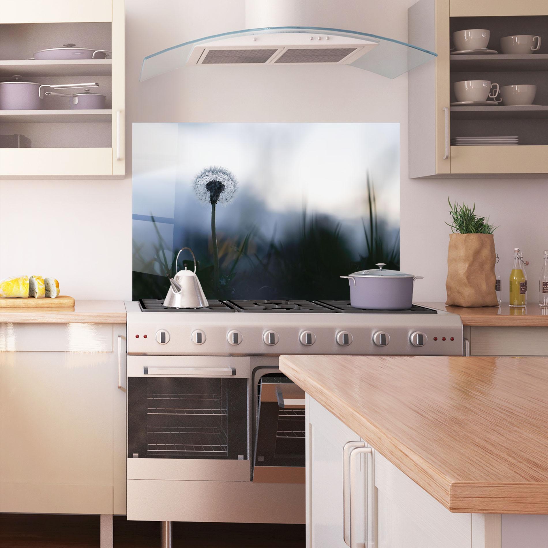 Panel Szklany do Kuchni Dandelion Wild View mockup 1