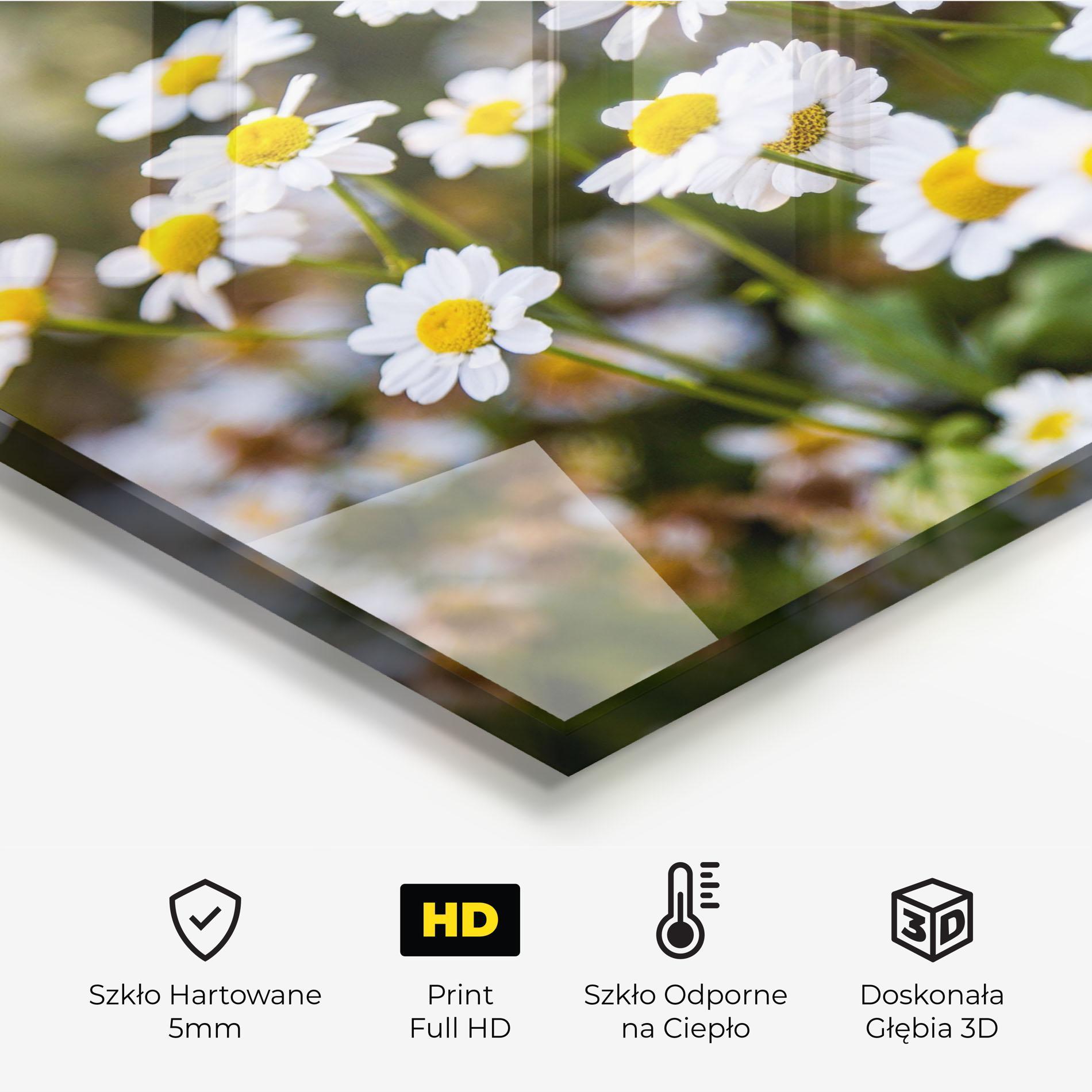 Panel Szklany do Kuchni Flowers Garden mockup 2