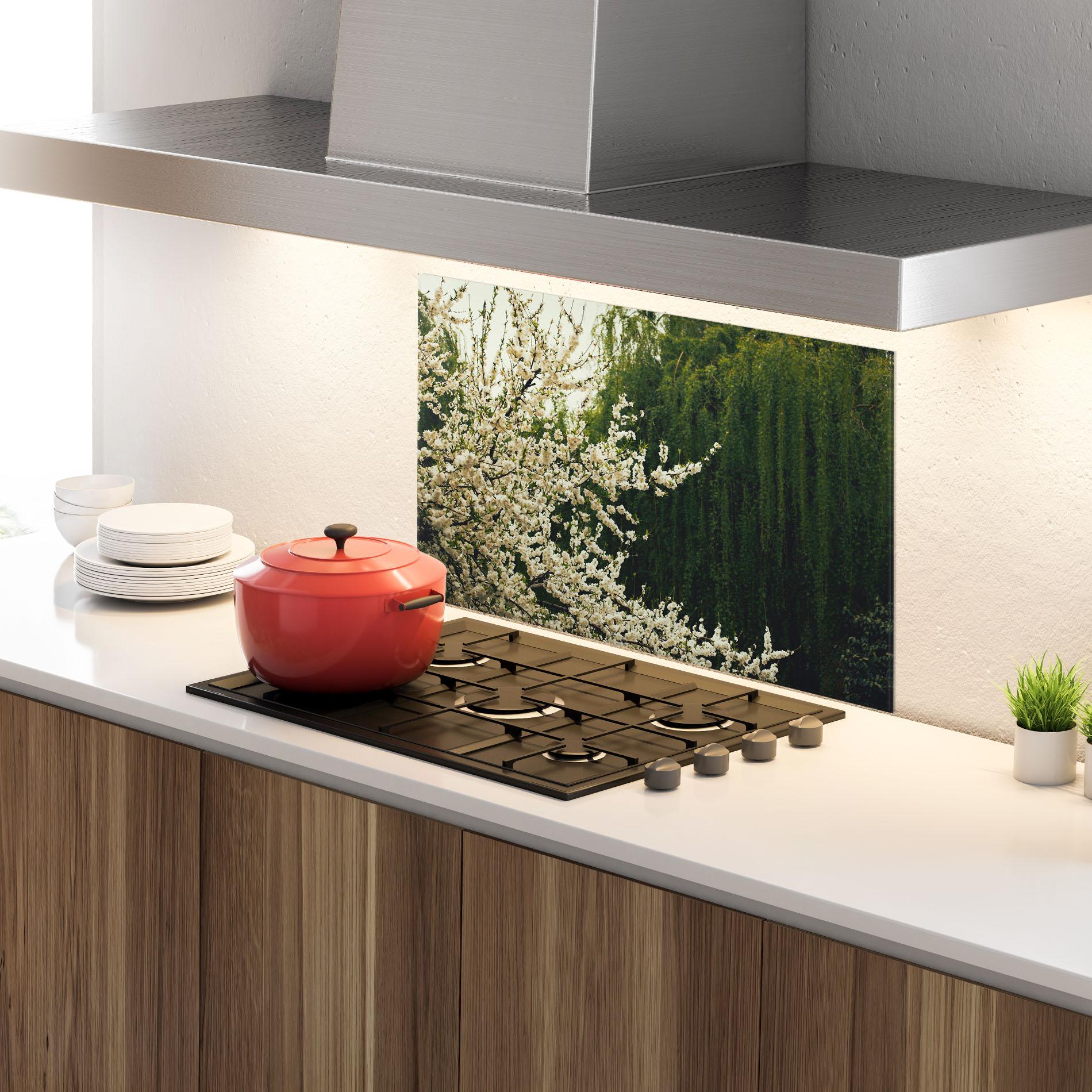 Panel Szklany do Kuchni Nature Veiw Tree mockup 4