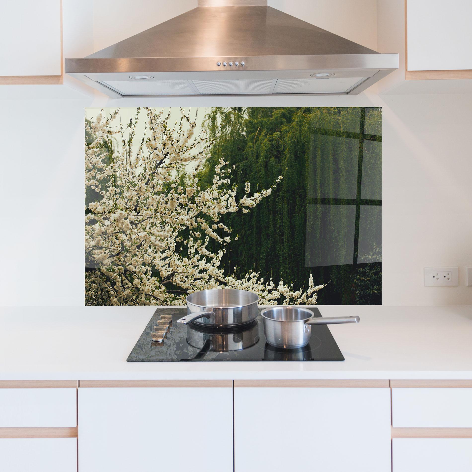 Panel Szklany do Kuchni Nature Veiw Tree mockup 5