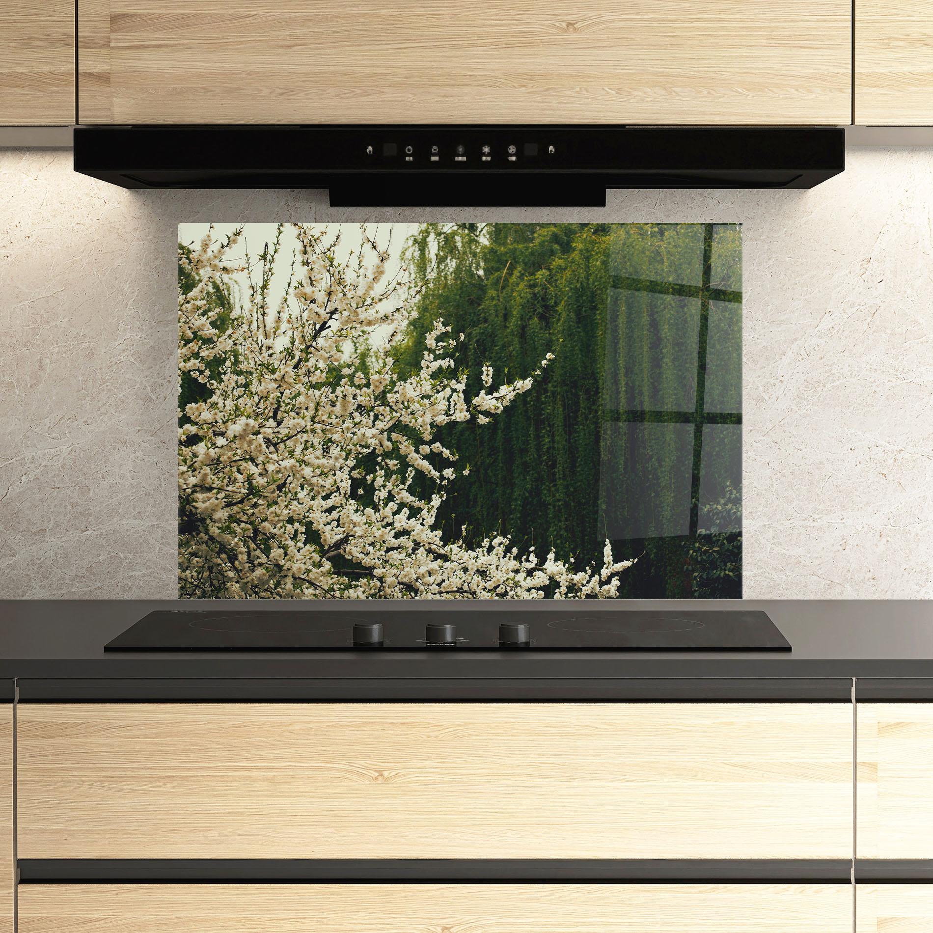 Panel Szklany do Kuchni Nature Veiw Tree mockup 3