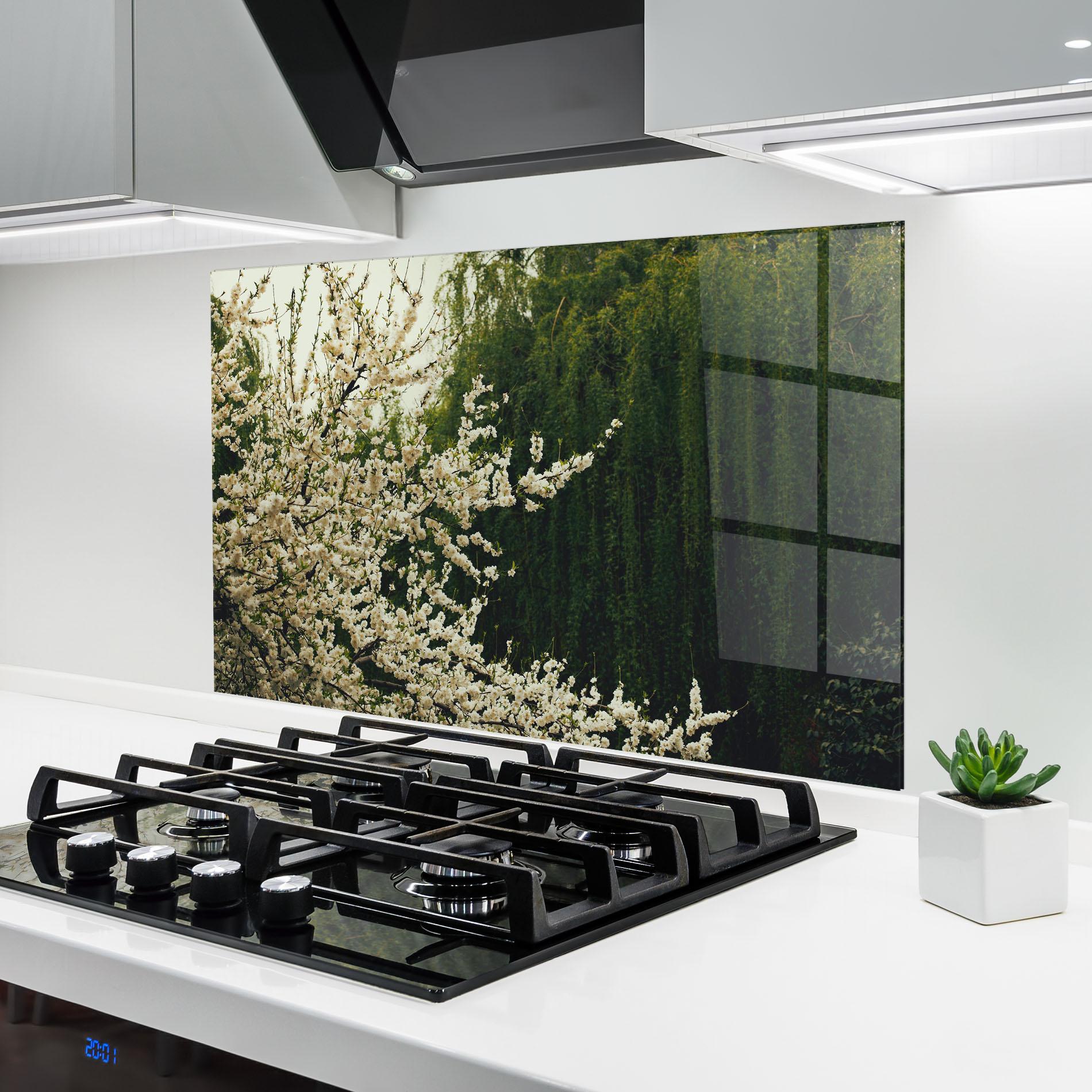 Panel Szklany do Kuchni Nature Veiw Tree mockup 6