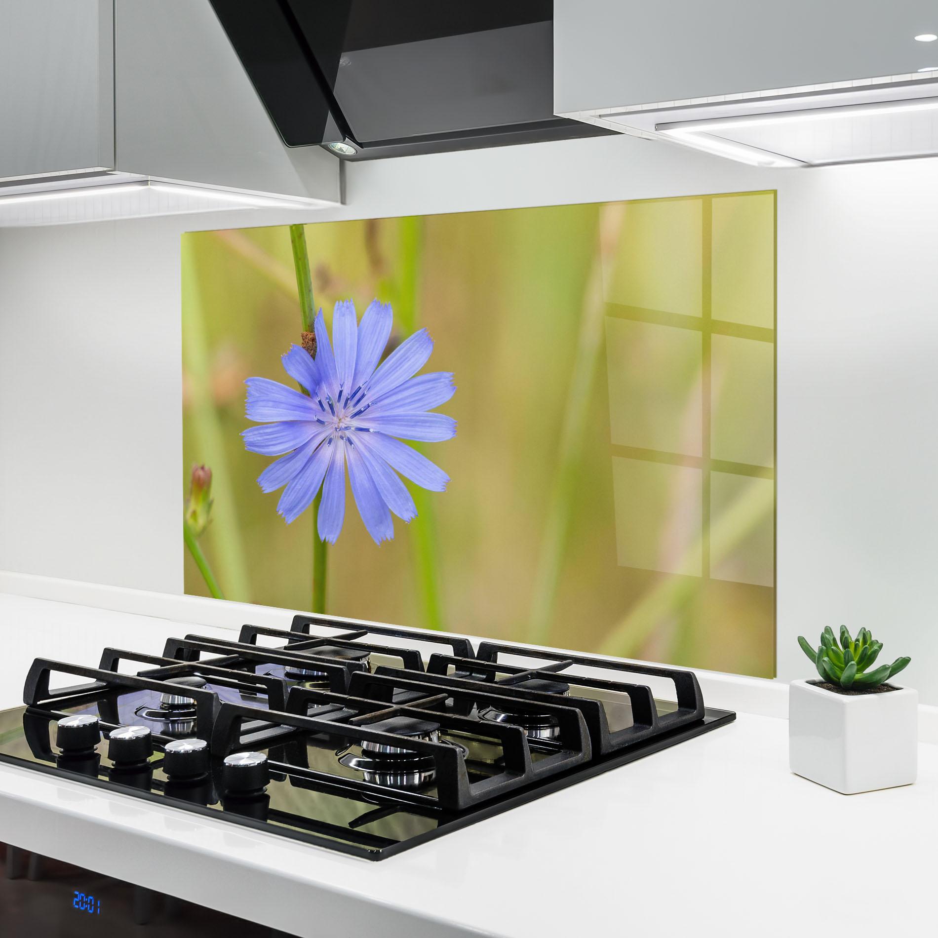 Panel Szklany do Kuchni Wild Purple Blue mockup 6