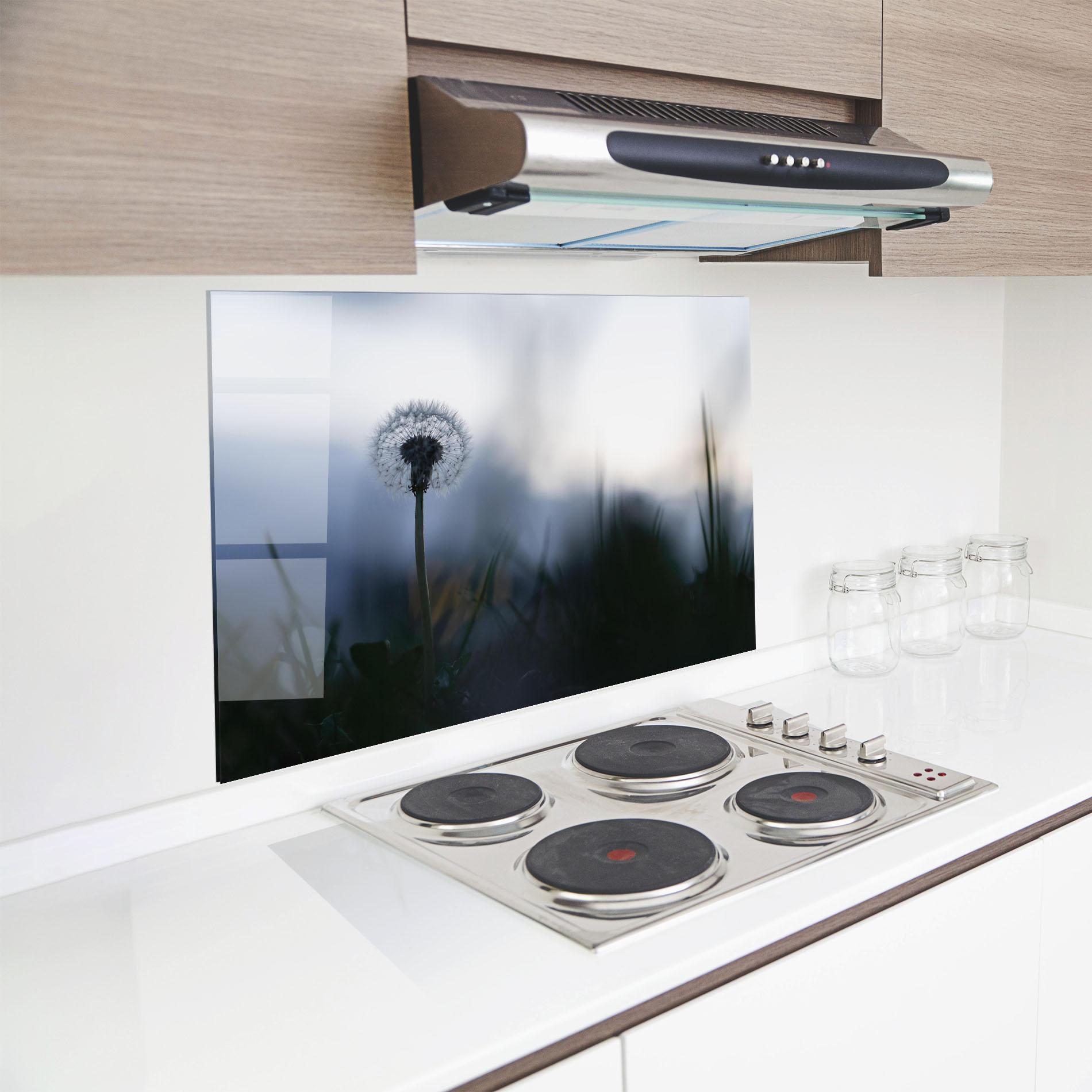 Panel Szklany do Kuchni Dandelion Wild View mockup 8