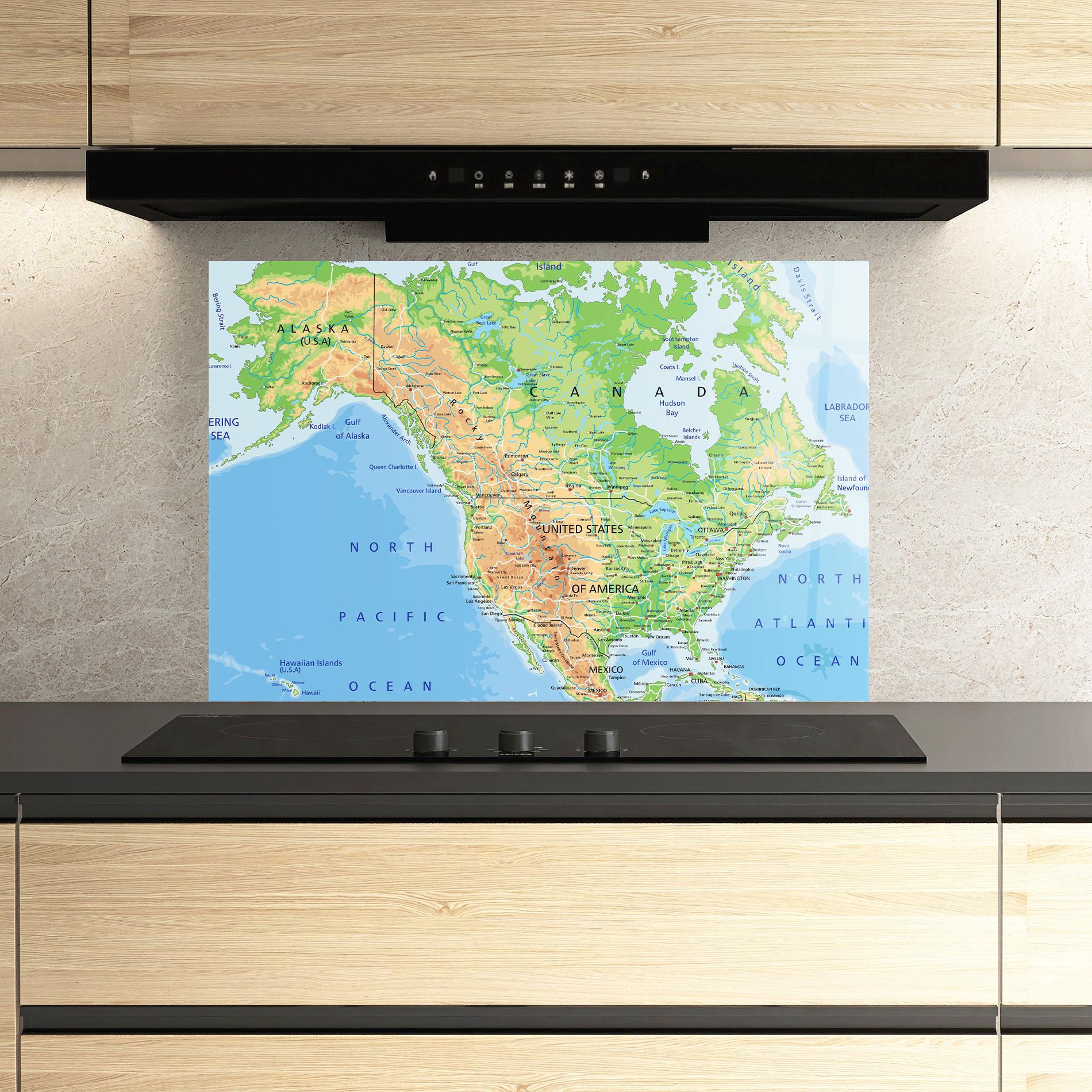 Panel Szklany do Kuchni Canada mockup 3