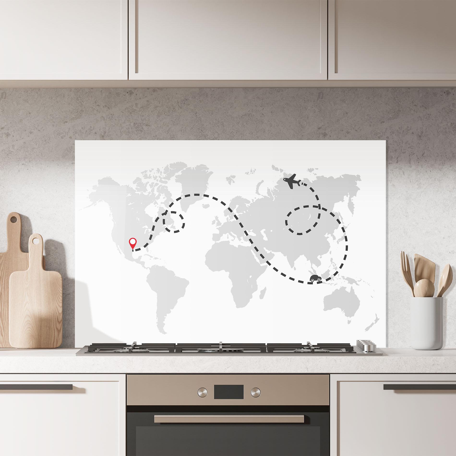 Panel Szklany do Kuchni Traveldream mockup 7