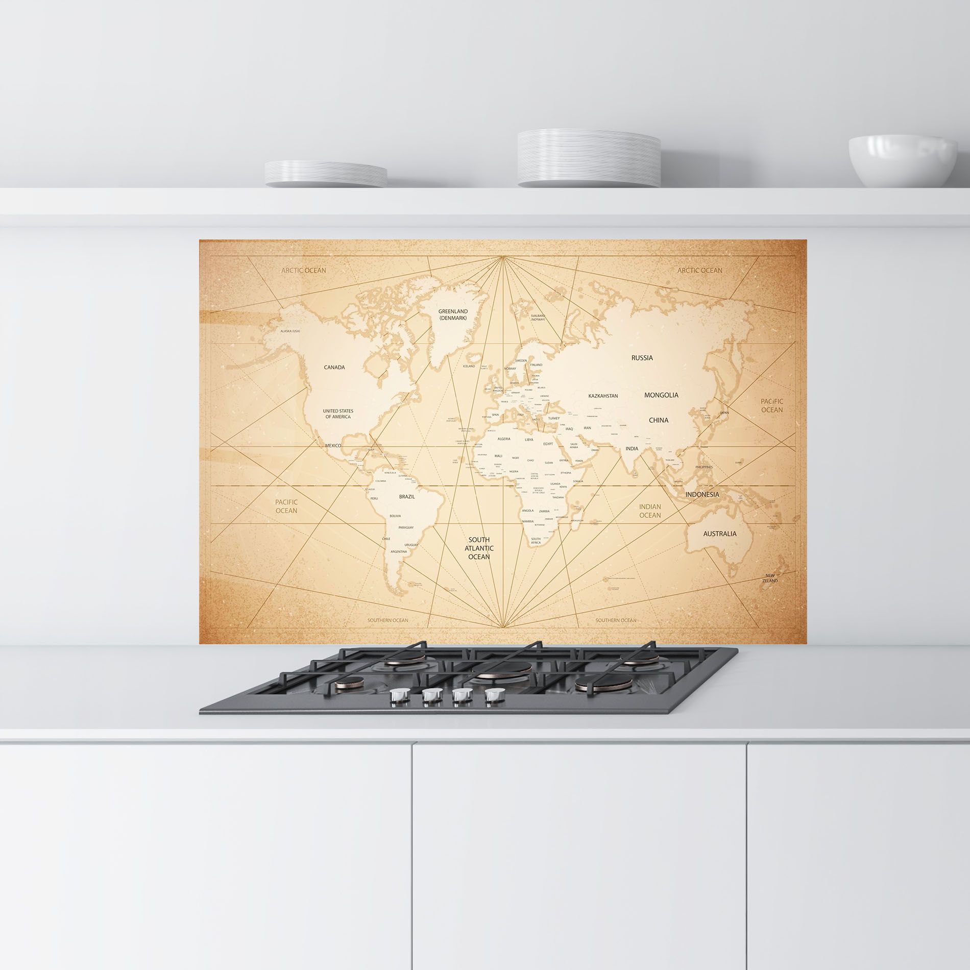 World Vintage Map mockup 9