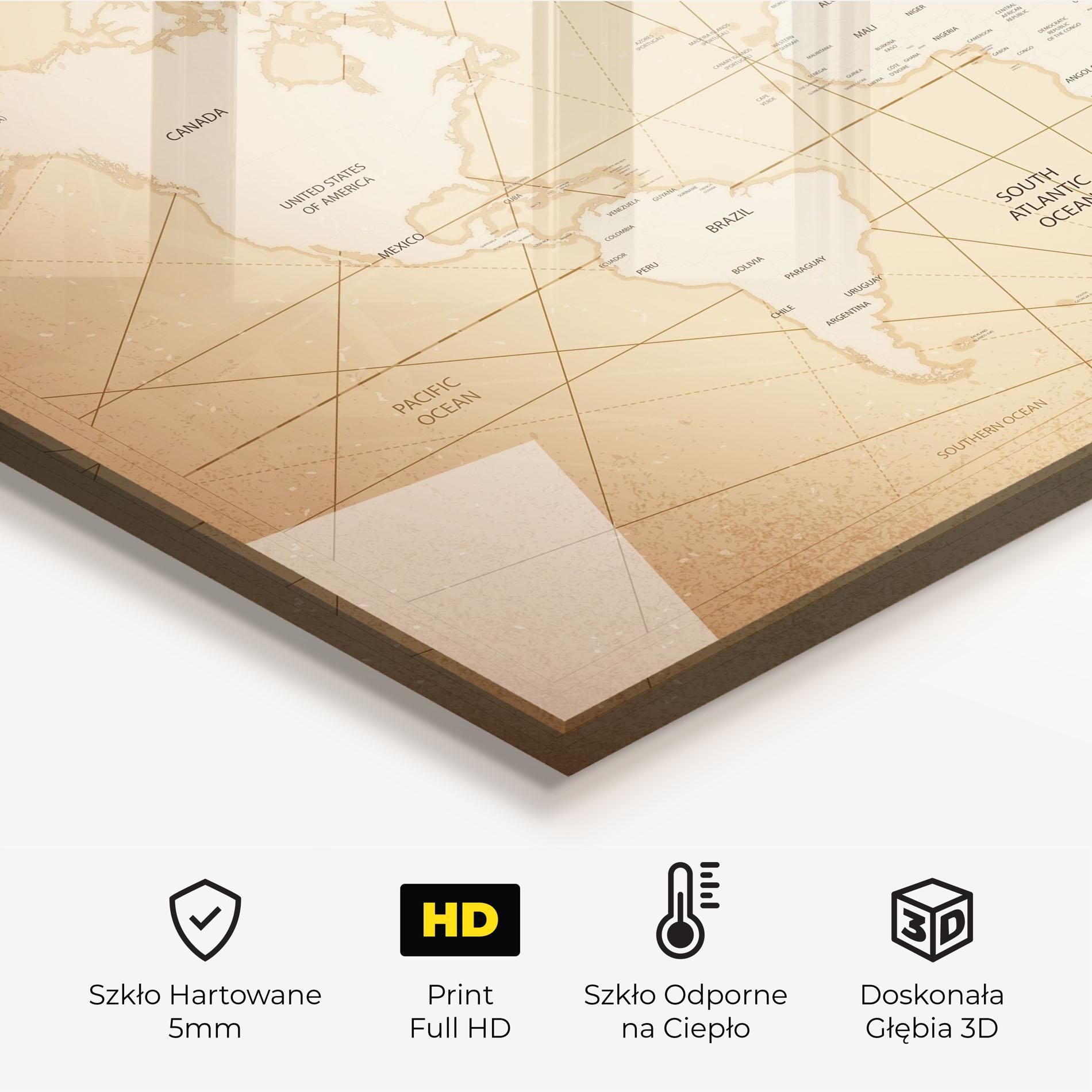 World Vintage Map mockup 2