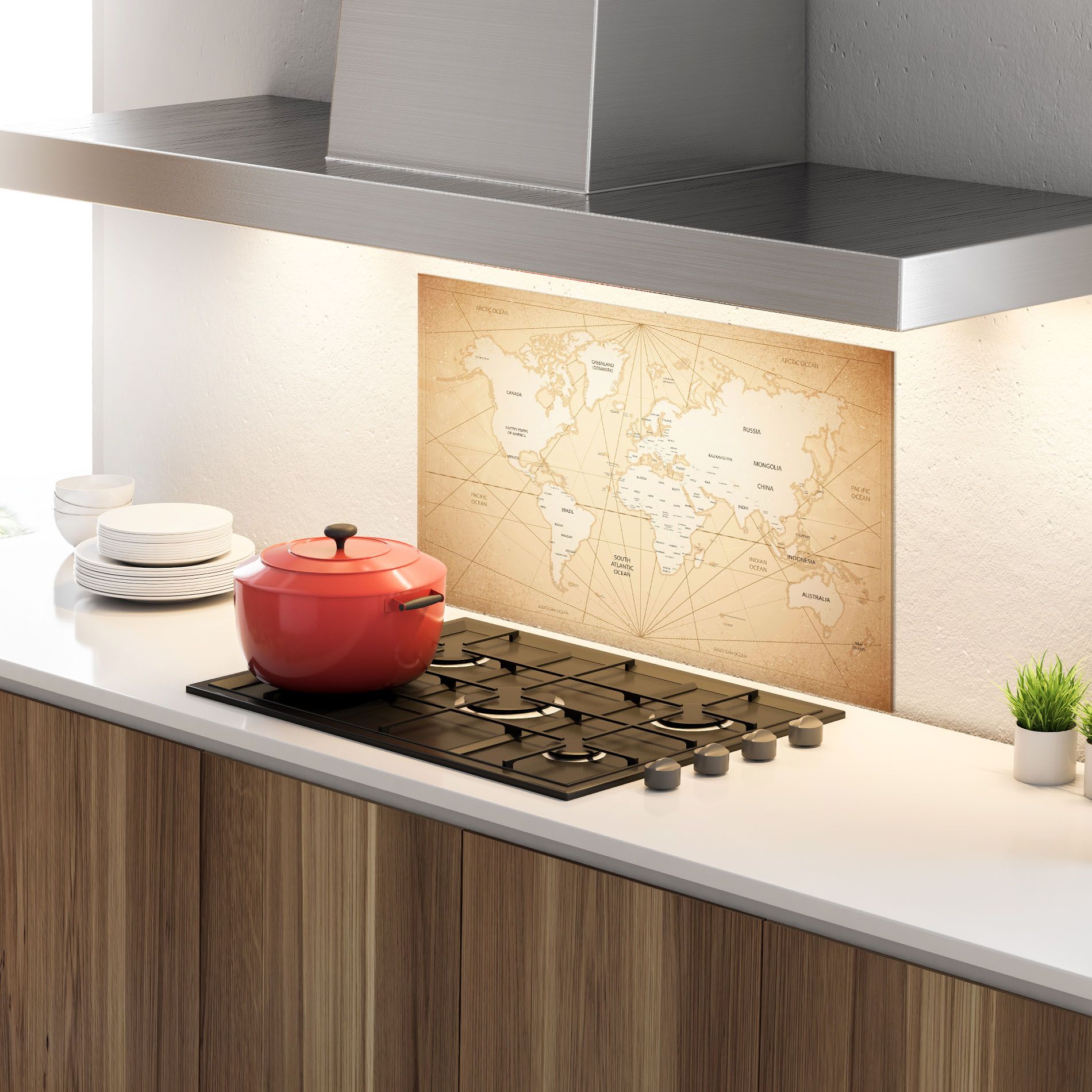 World Vintage Map mockup 4