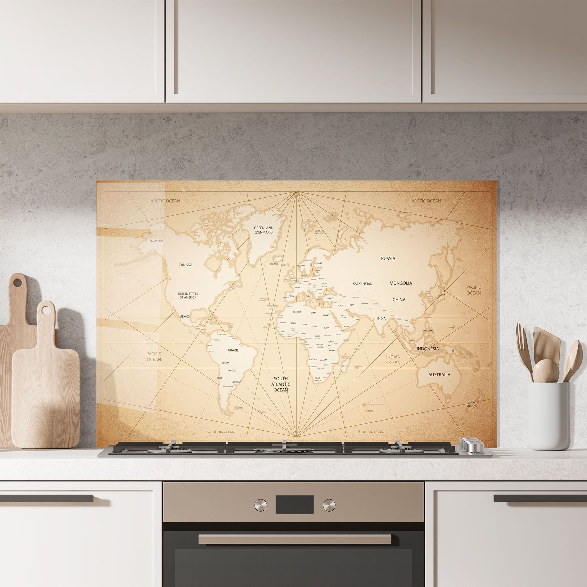 World Vintage Map mockup 7