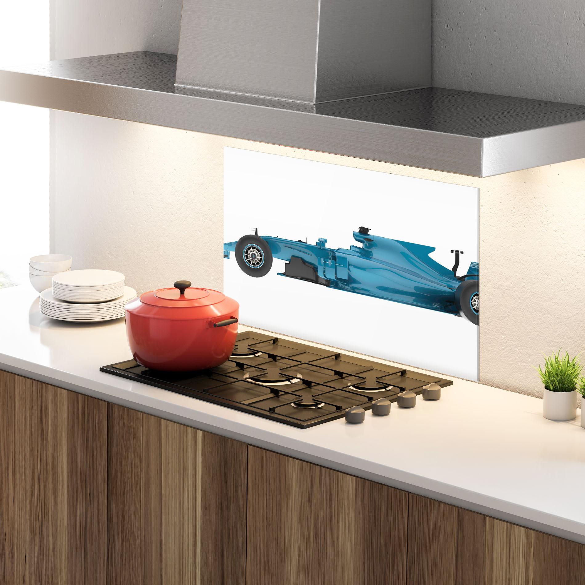 Panel Szklany do Kuchni Blue F1 Toy mockup 4