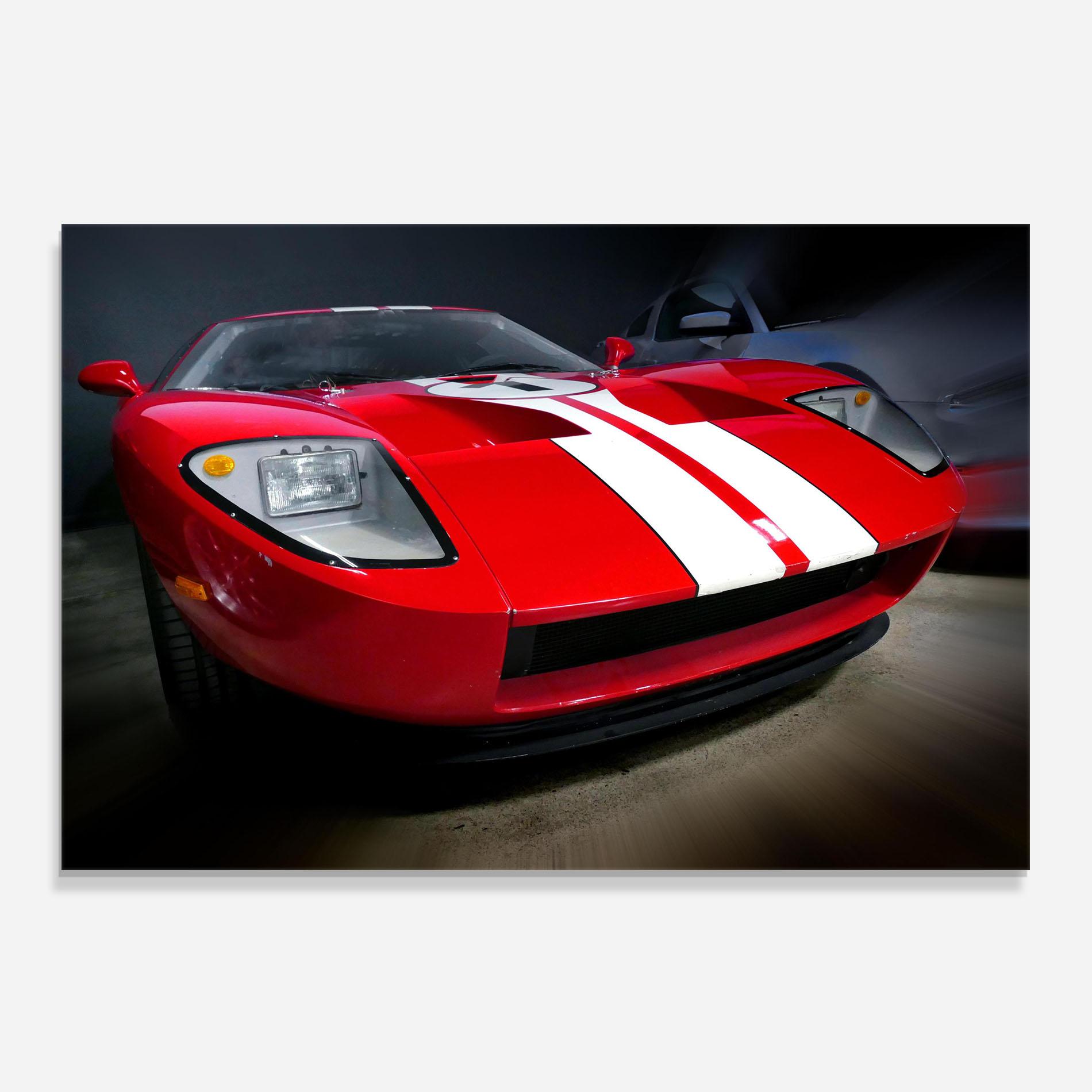 Panel Szklany do Kuchni Red Sport Car mockup 0