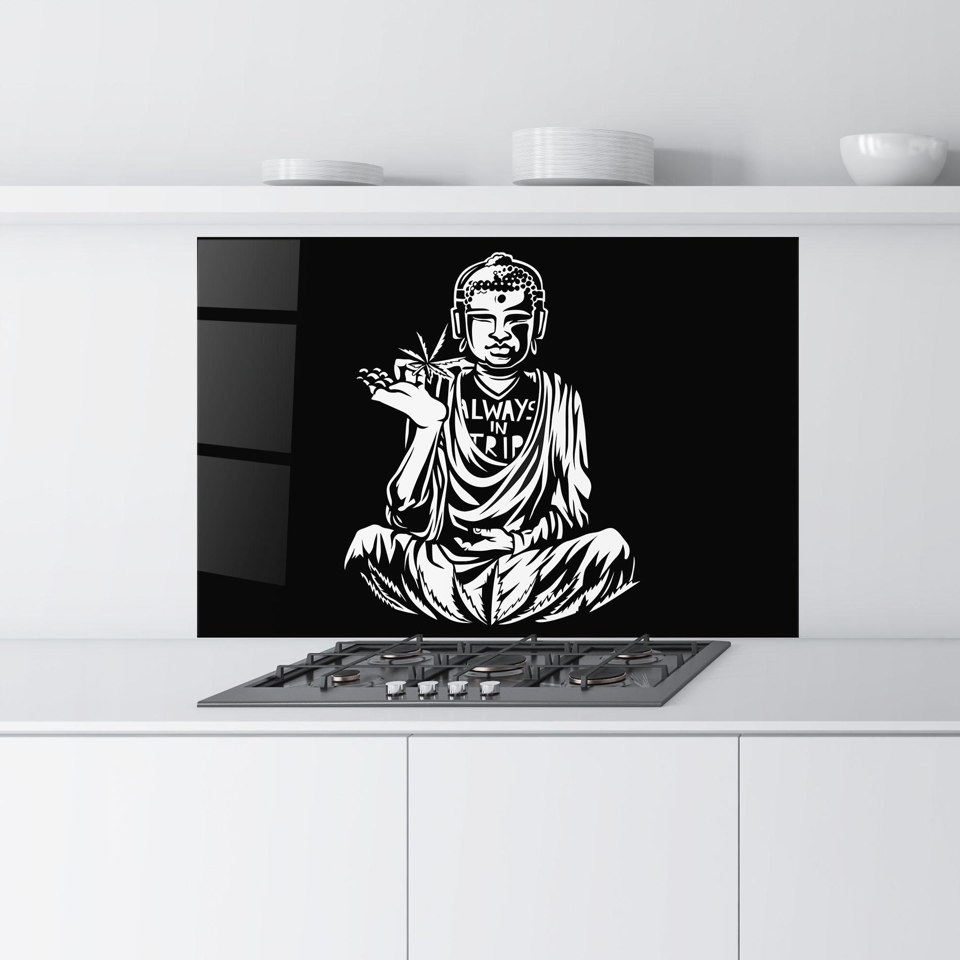 Panel Szklany do Kuchni Always Trip mockup 9