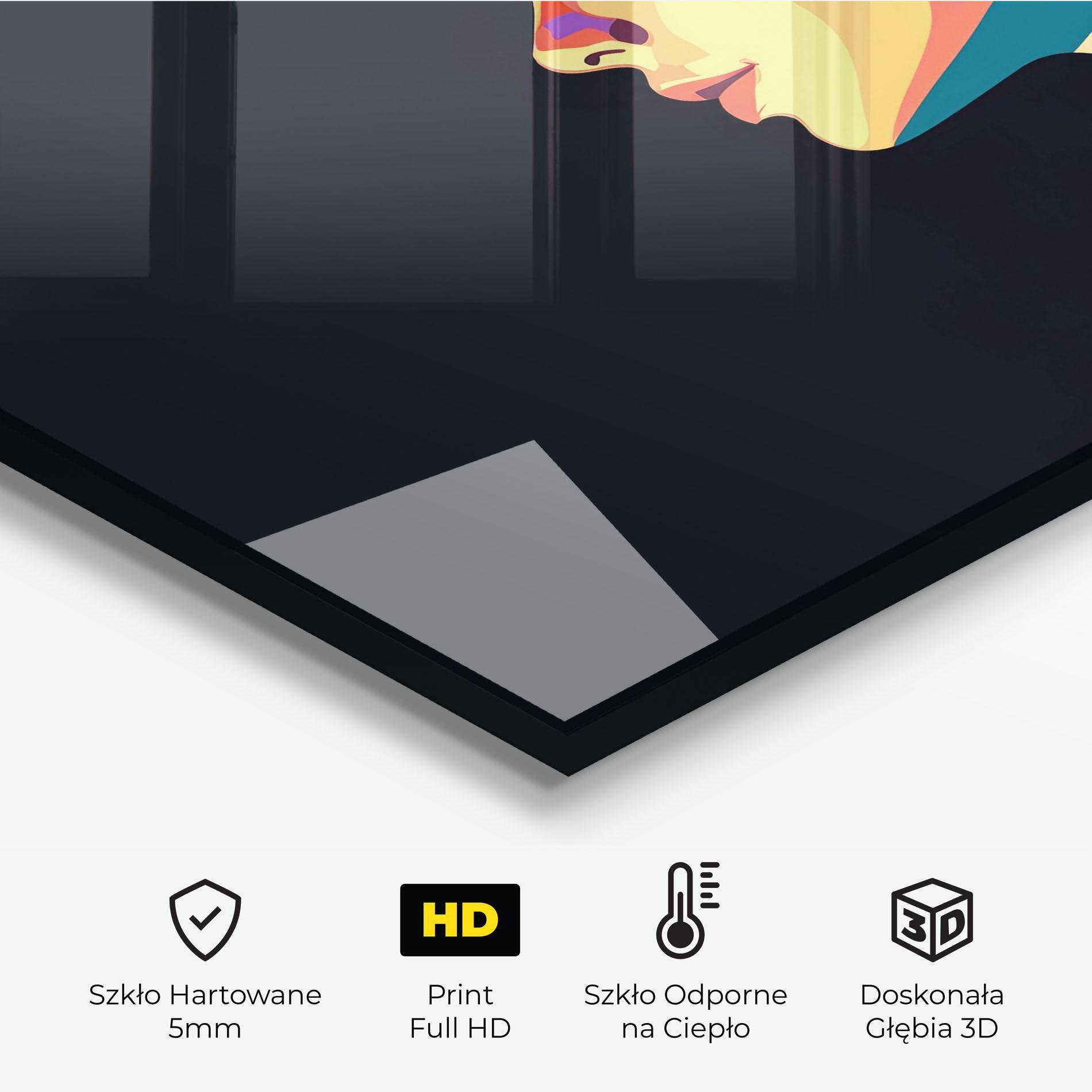 Panel Szklany do Kuchni Worm Pop Light mockup 2