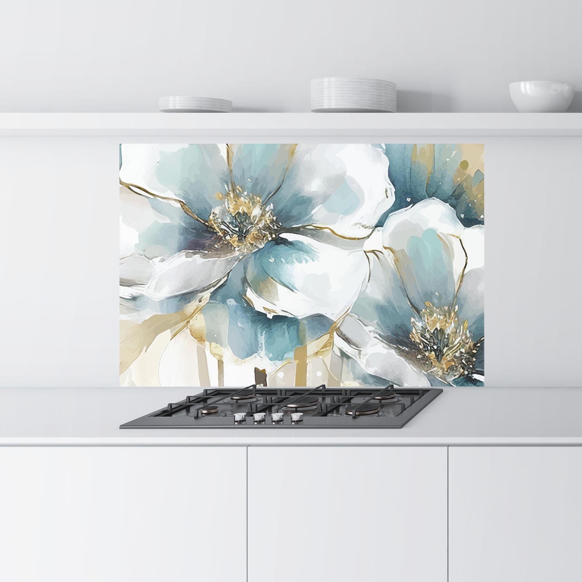 Panel Szklany do Kuchni Flower Mix Art mockup 9