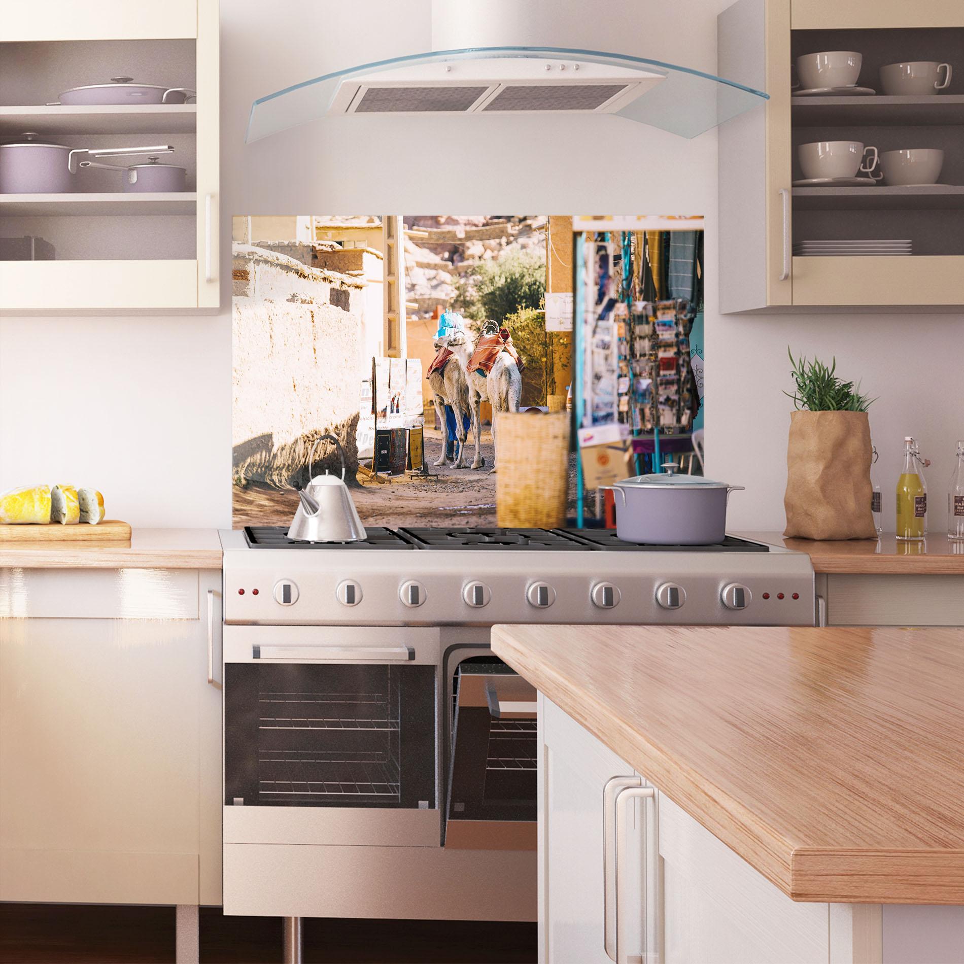 Panel Szklany do Kuchni Marrakesh mockup 1