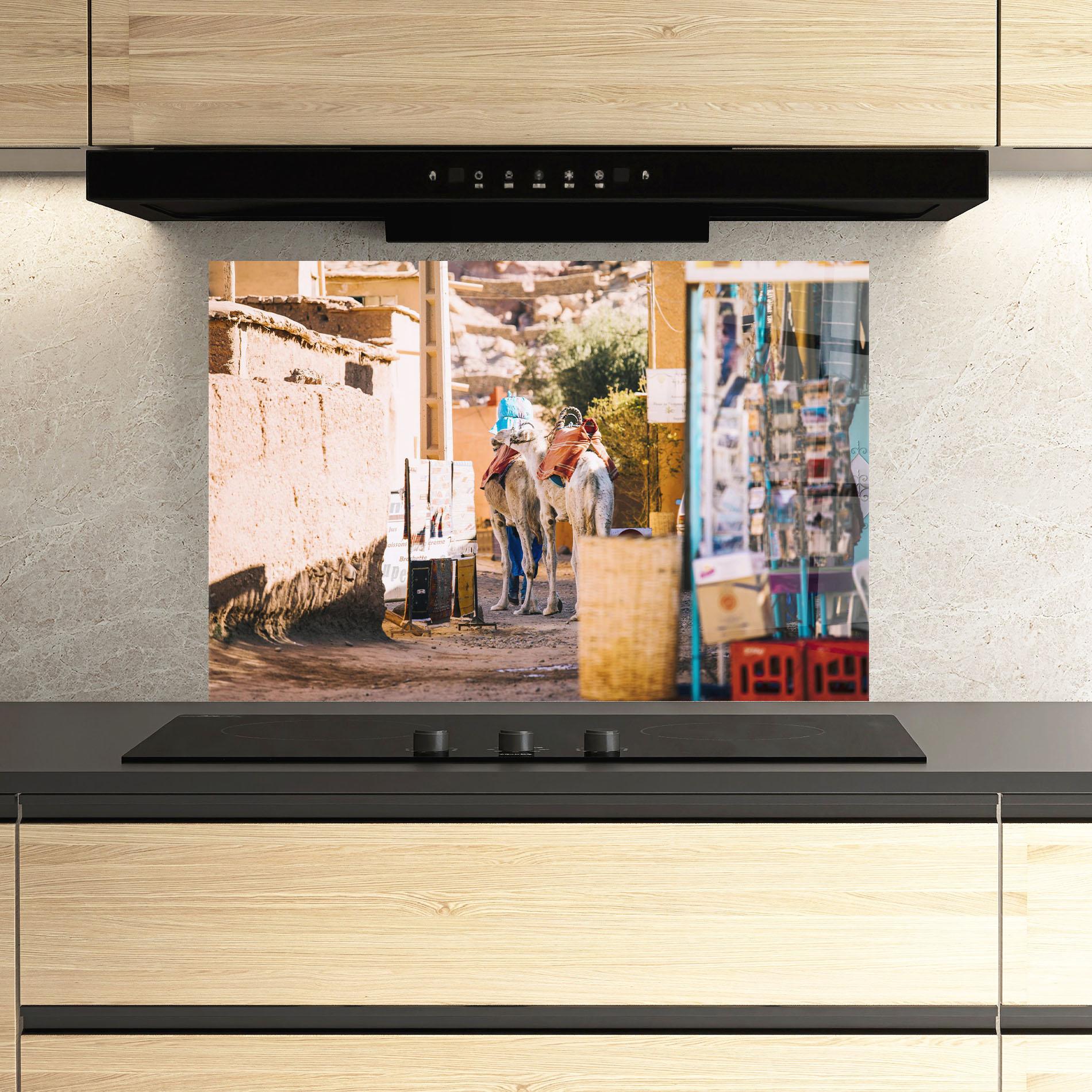 Panel Szklany do Kuchni Marrakesh mockup 3