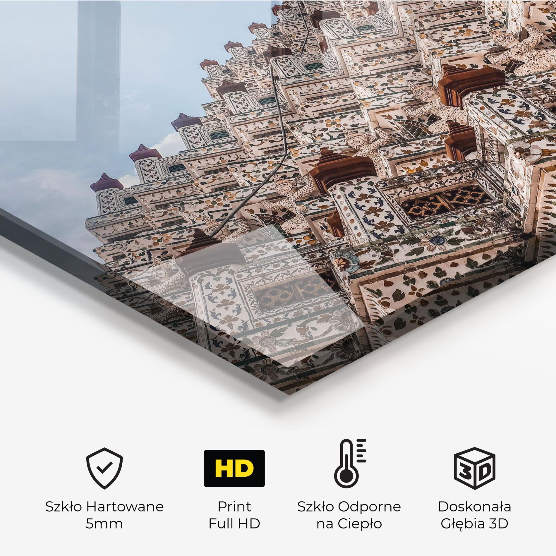 Panel Szklany do Kuchni Temple Of Dawn mockup 2