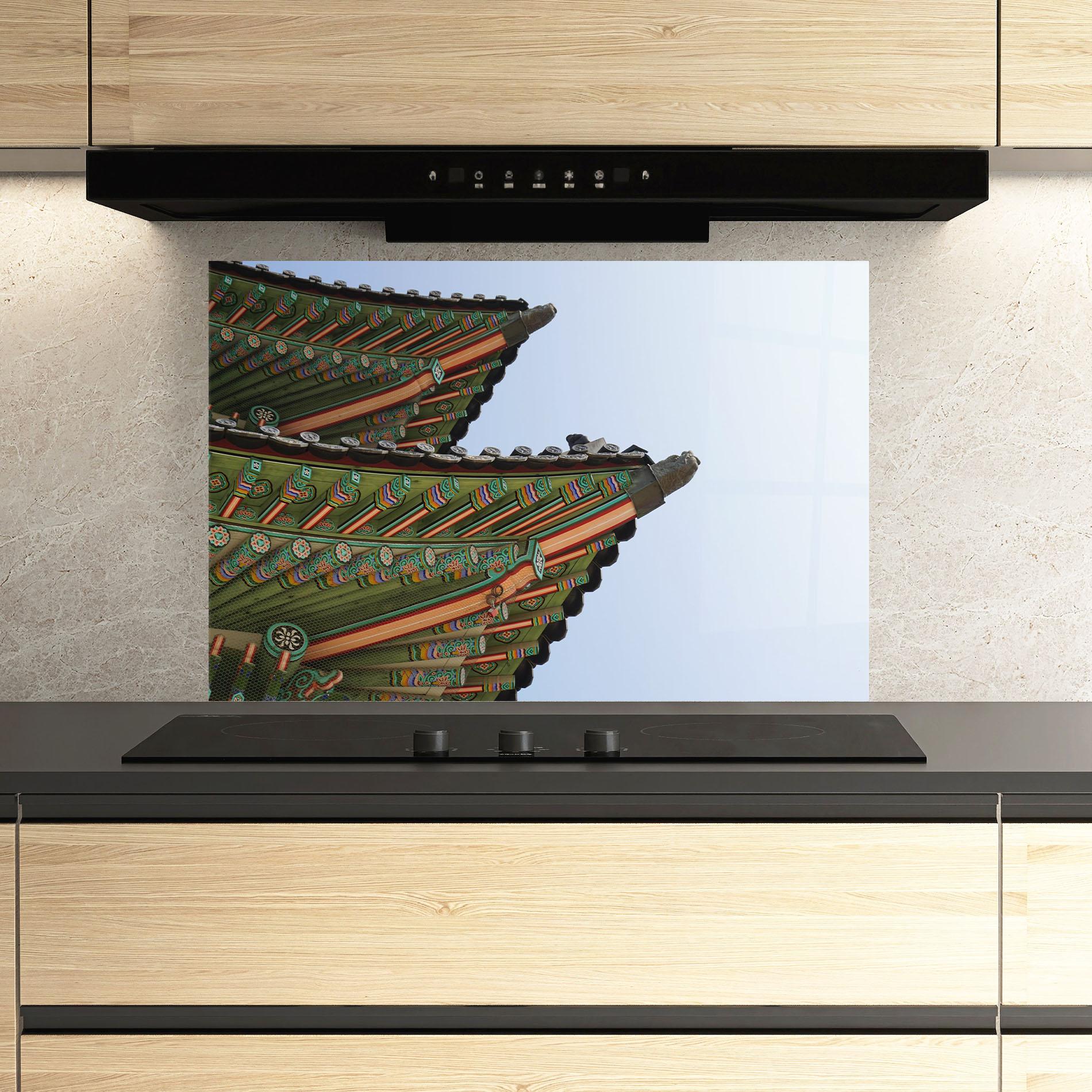 Panel Szklany do Kuchni Gyeongbokgung View mockup 3