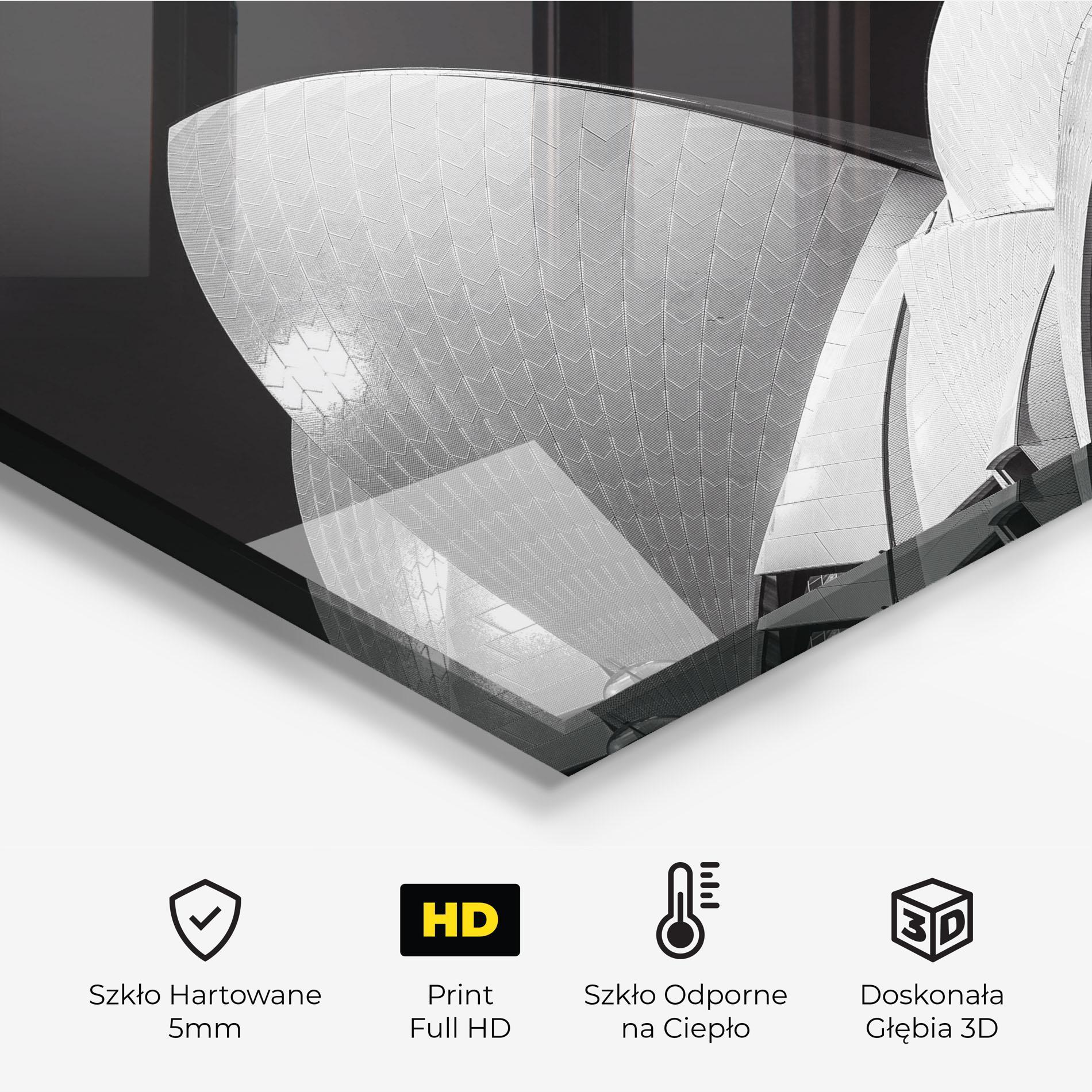 Panel Szklany do Kuchni Opera House Close Up mockup 2