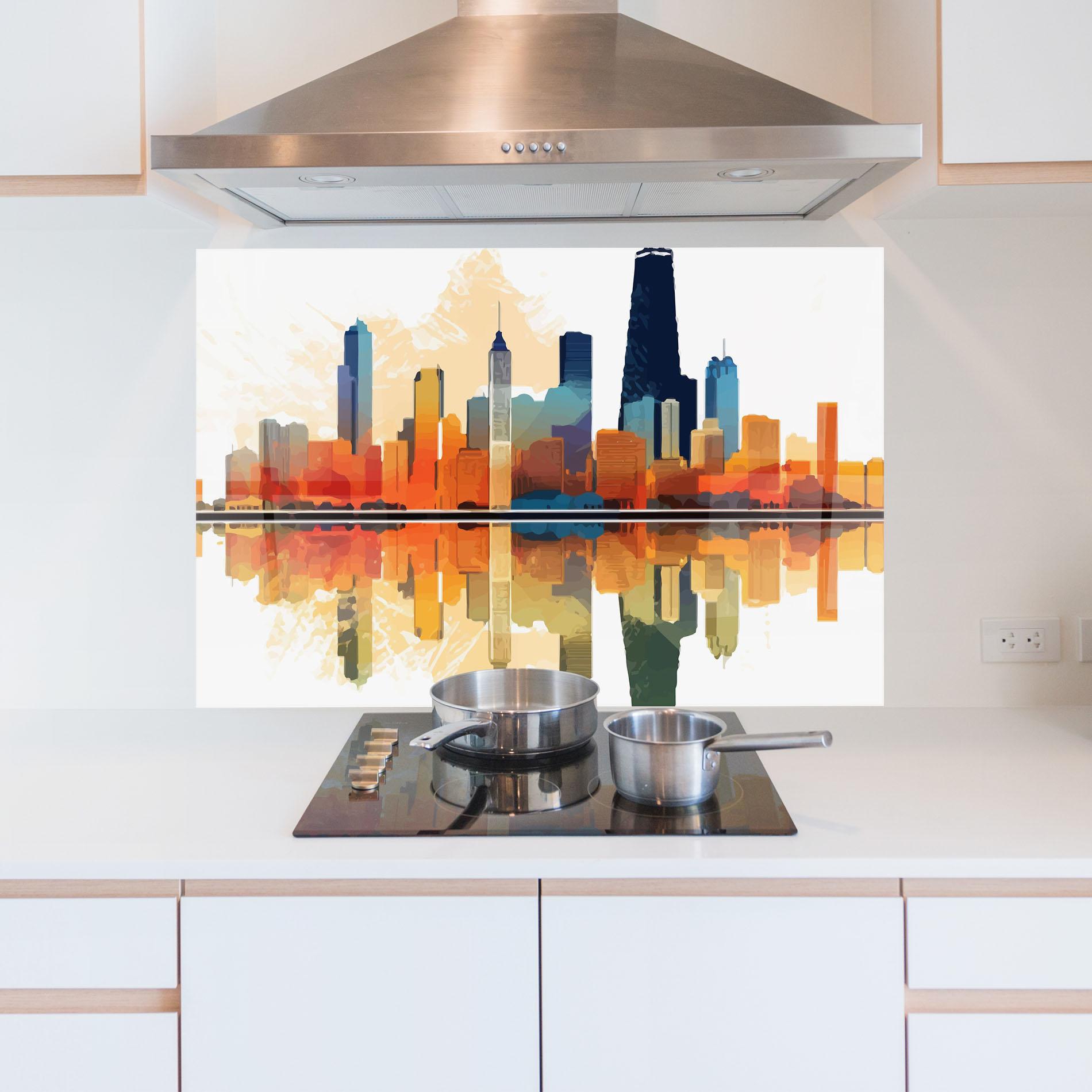 Panel Szklany do Kuchni Australian River mockup 5