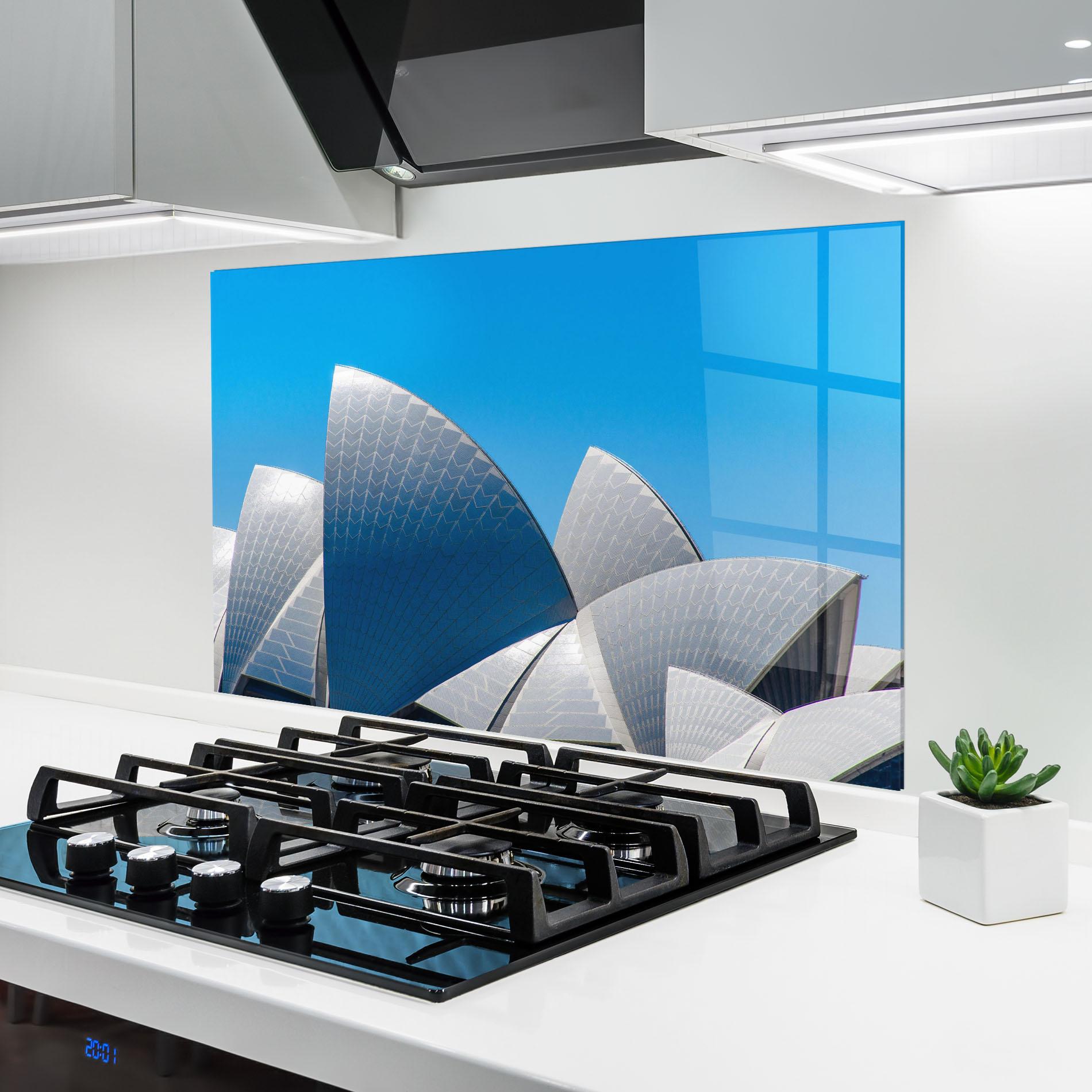 Panel Szklany do Kuchni Close Up Opera House mockup 6