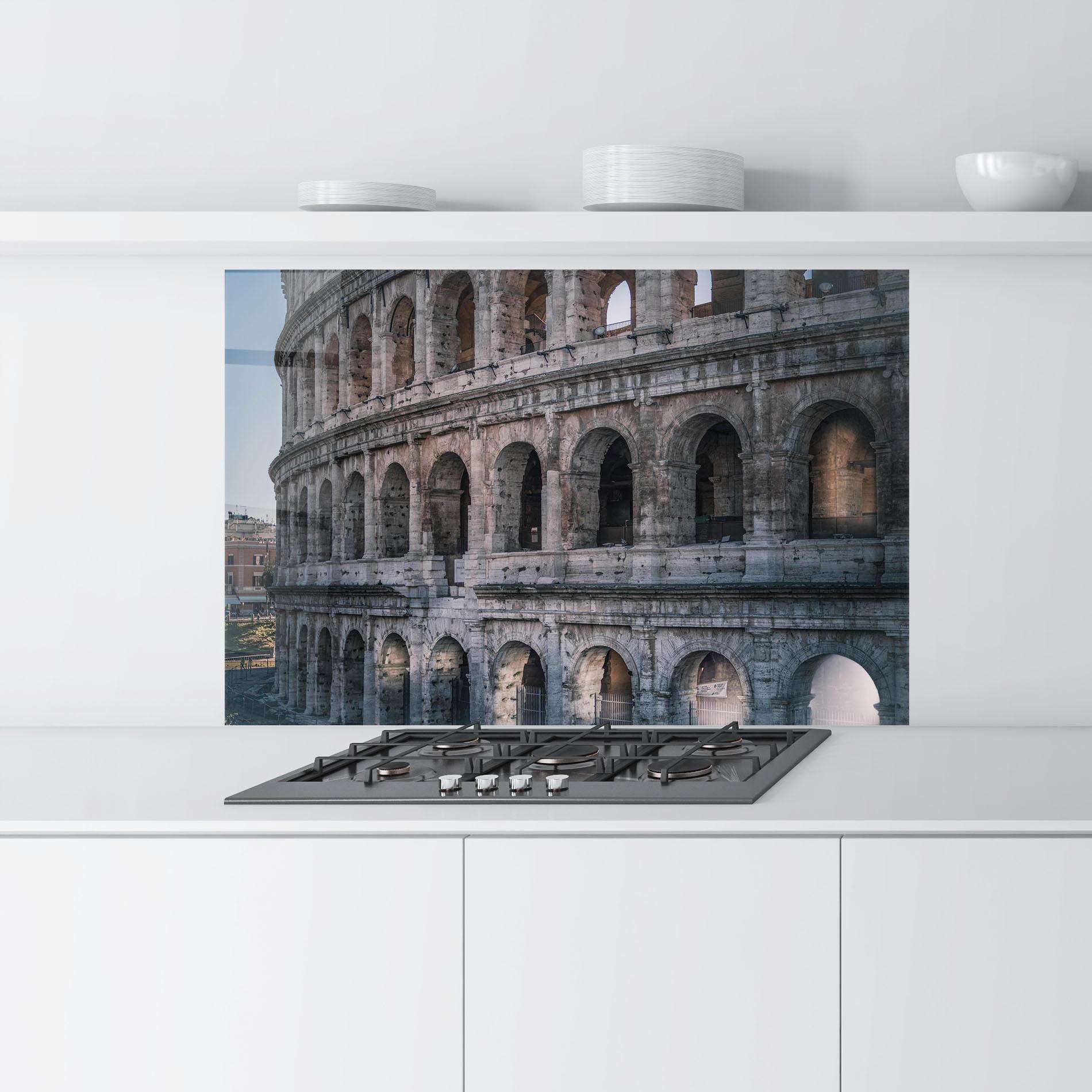 Panel Szklany do Kuchni Colosseum Roma mockup 9