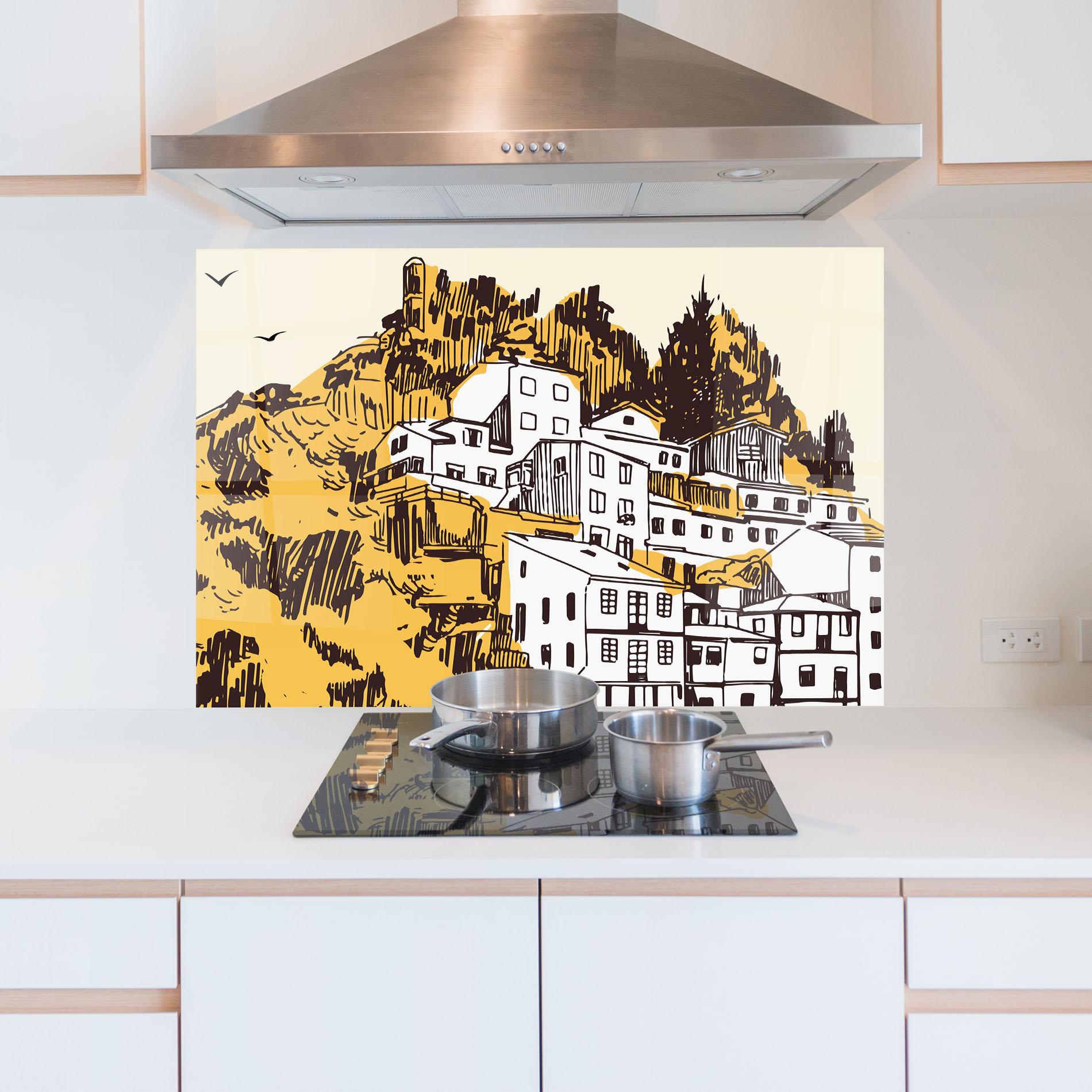 Panel Szklany do Kuchni Asturias City mockup 5