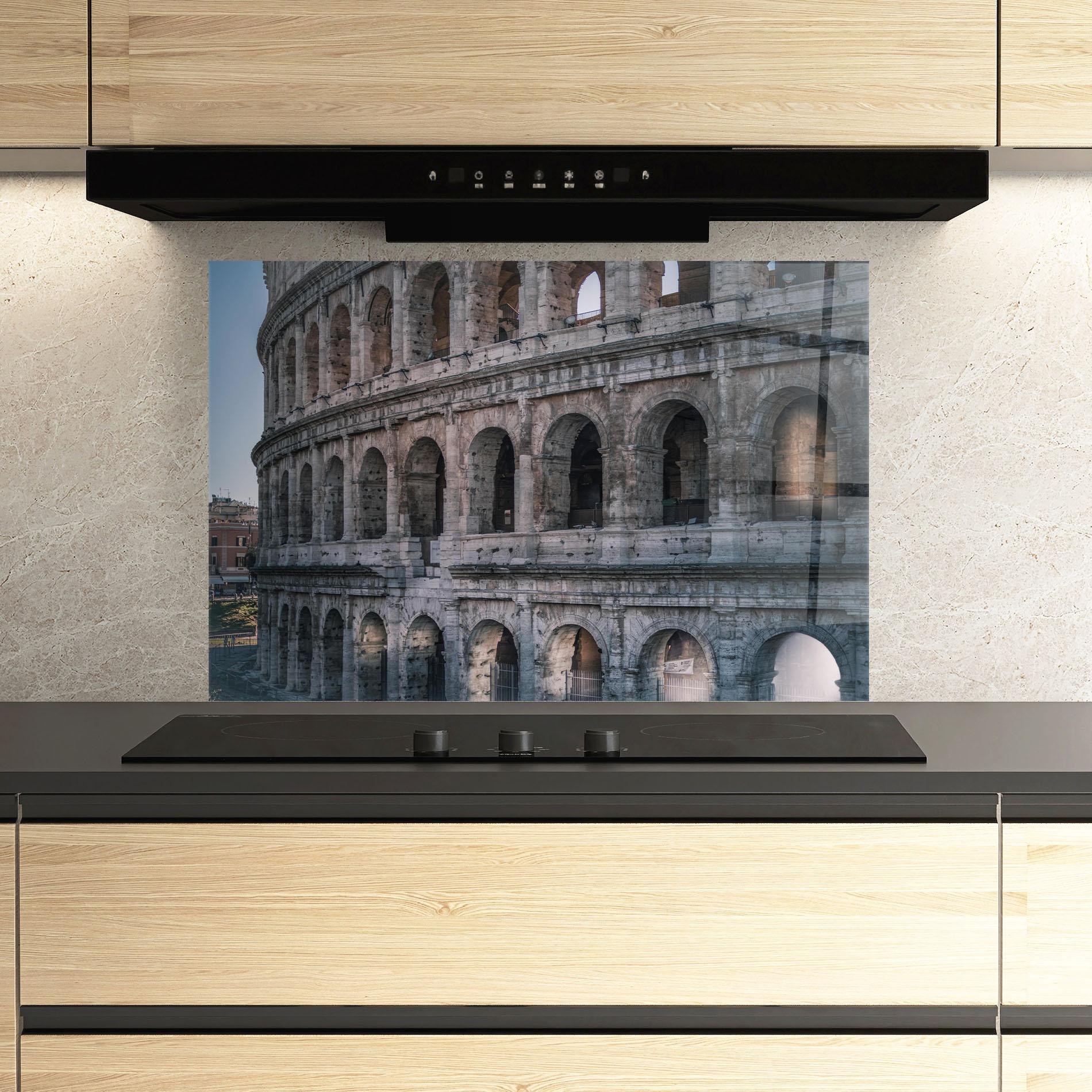 Panel Szklany do Kuchni Colosseum Roma mockup 3