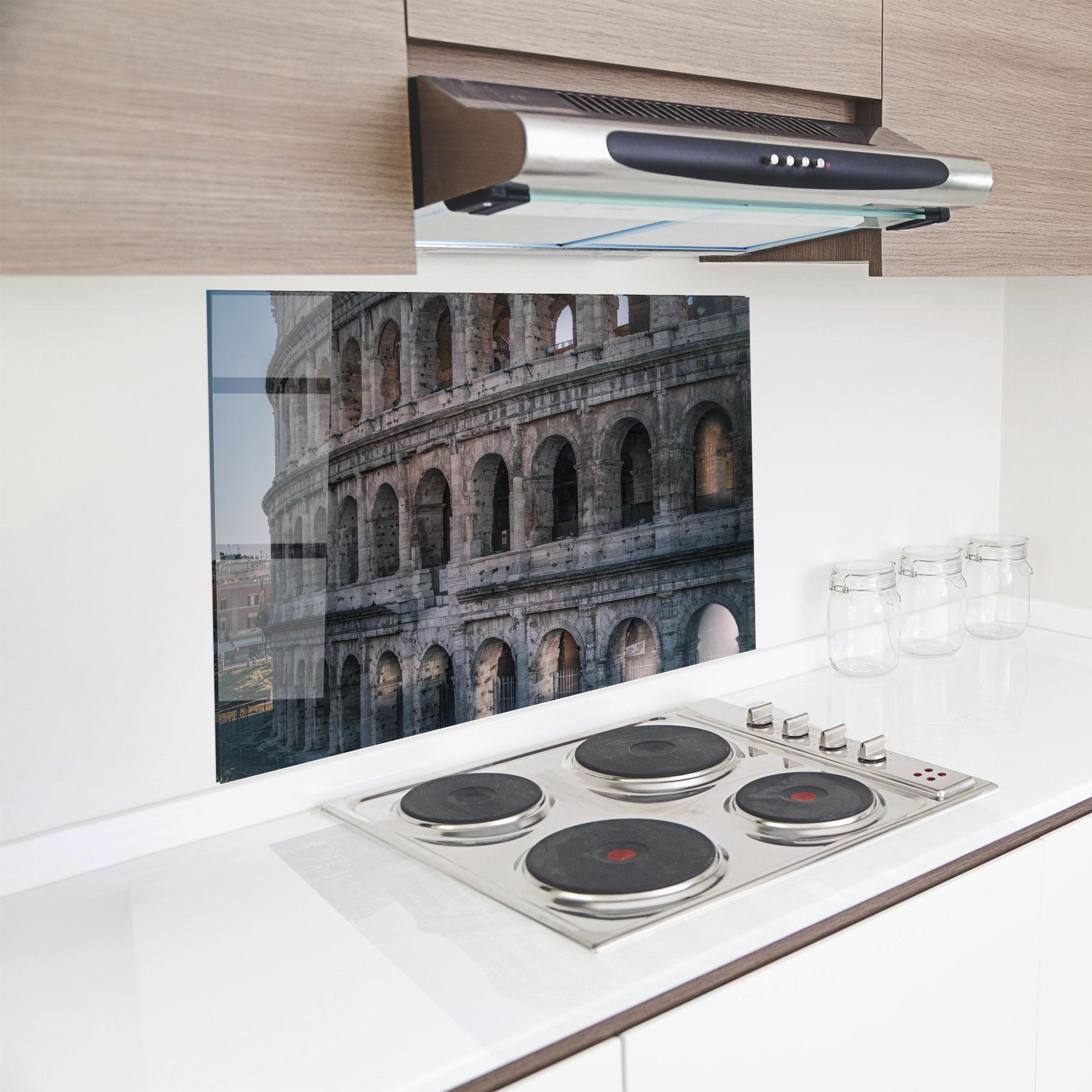 Panel Szklany do Kuchni Colosseum Roma mockup 8