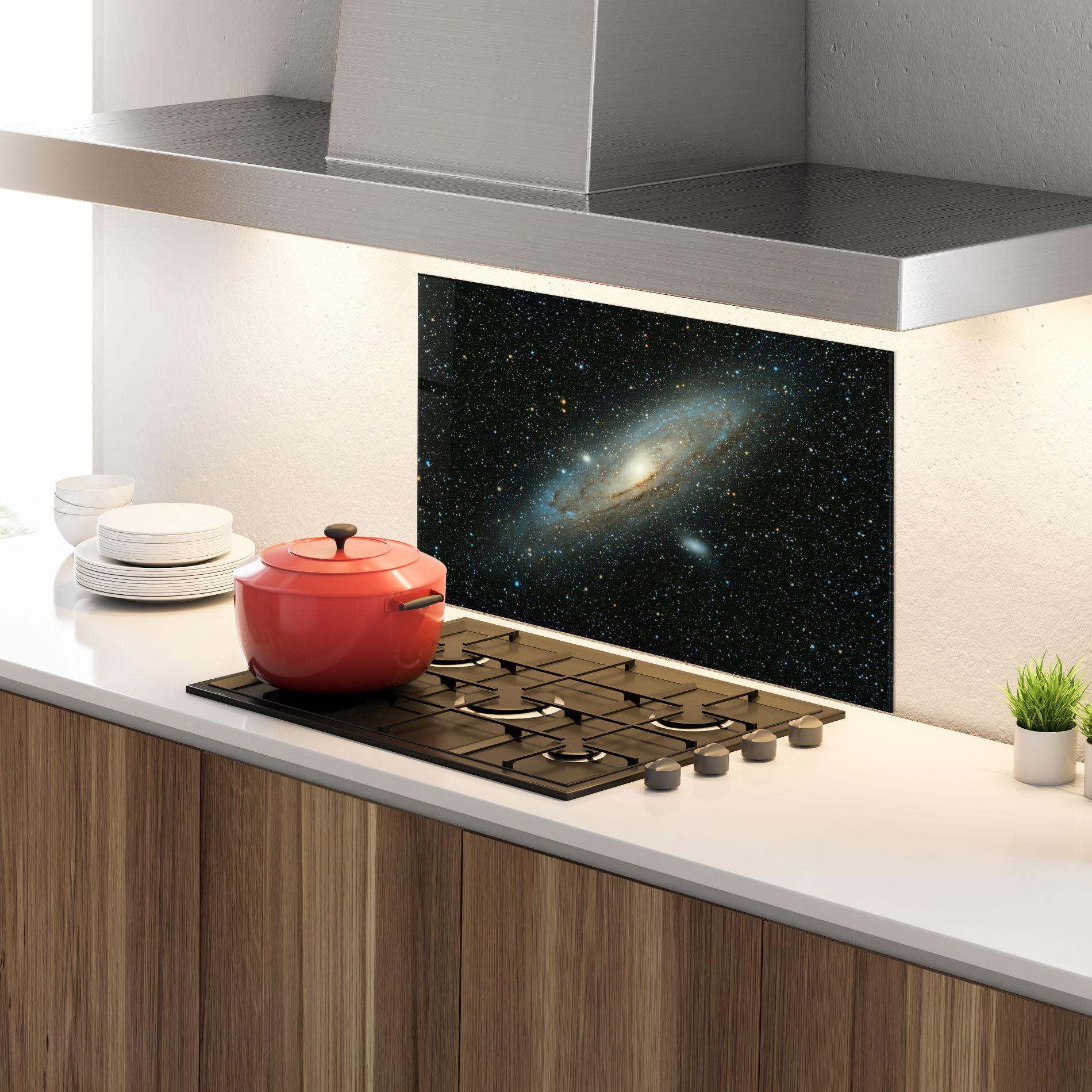 Panel Szklany do Kuchni Galaxy Stars mockup 4