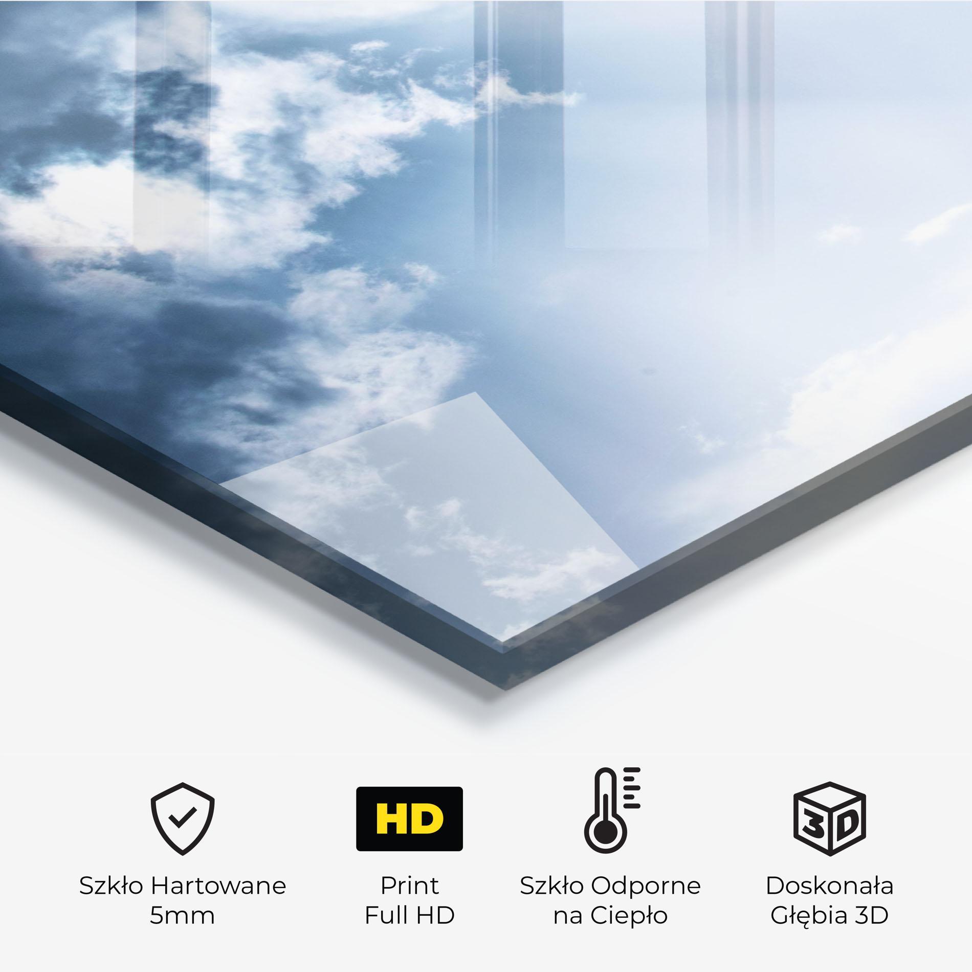 Panel Szklany do Kuchni Dark Blue Sky mockup 2